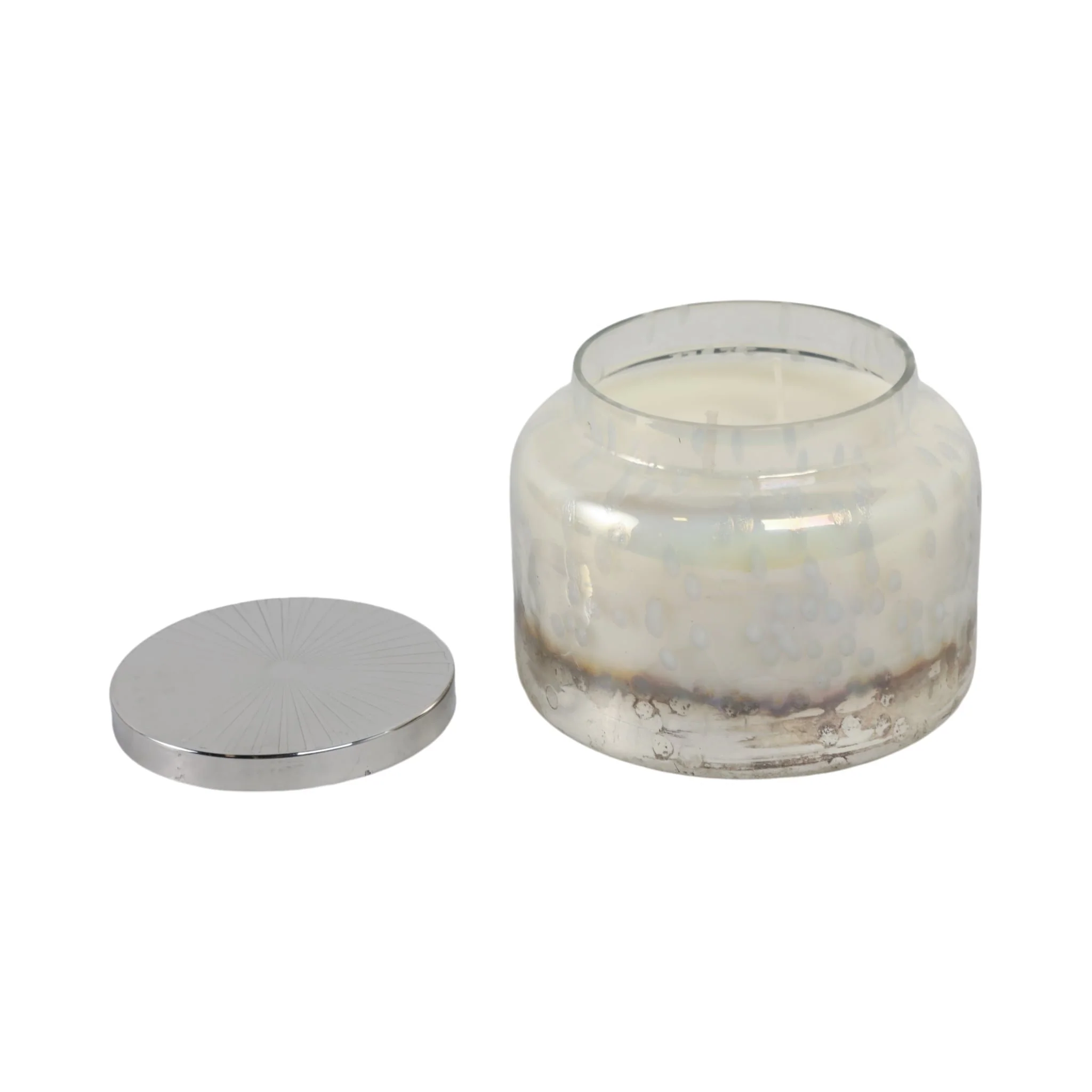 5" 23 Oz Lavender Speckle Lidded Candle, Lt Blue/s - Image 2