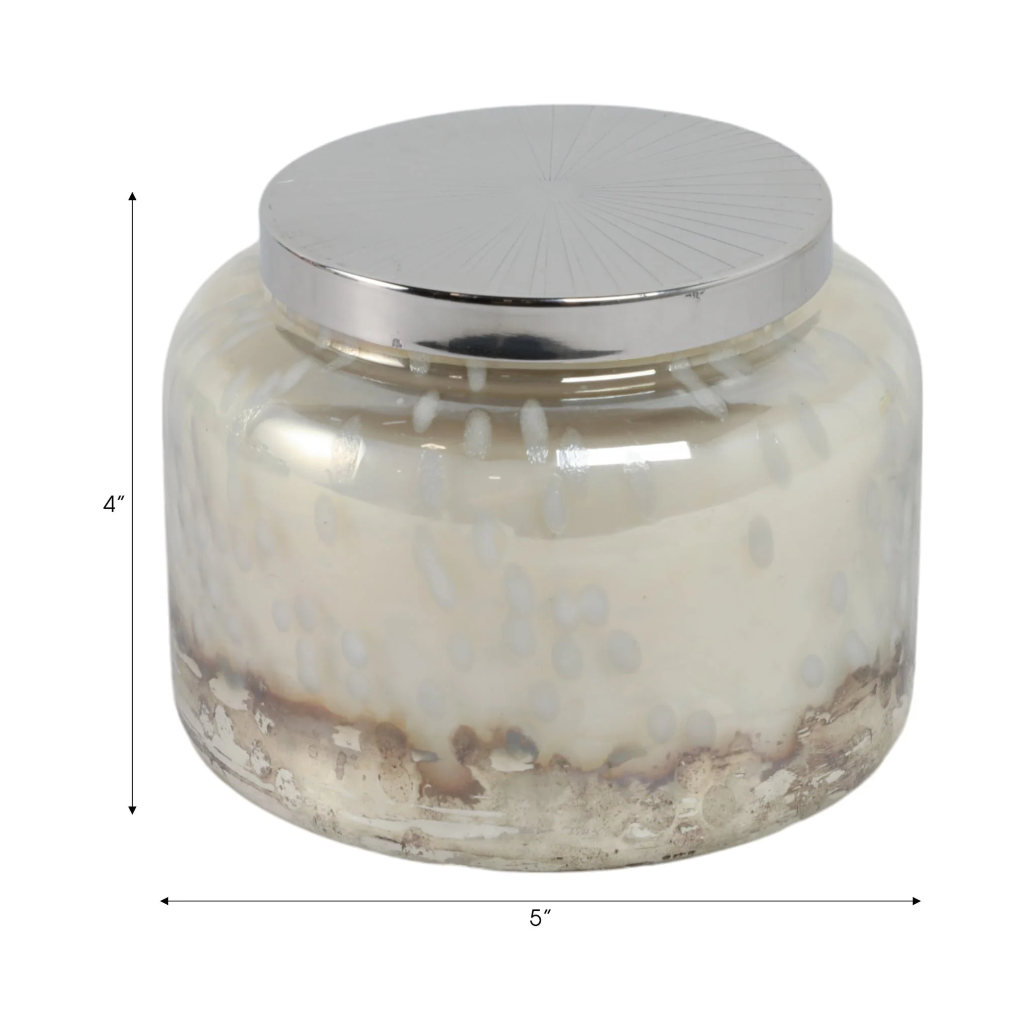5" 23 Oz Lavender Speckle Lidded Candle, Lt Blue/s - Image 8