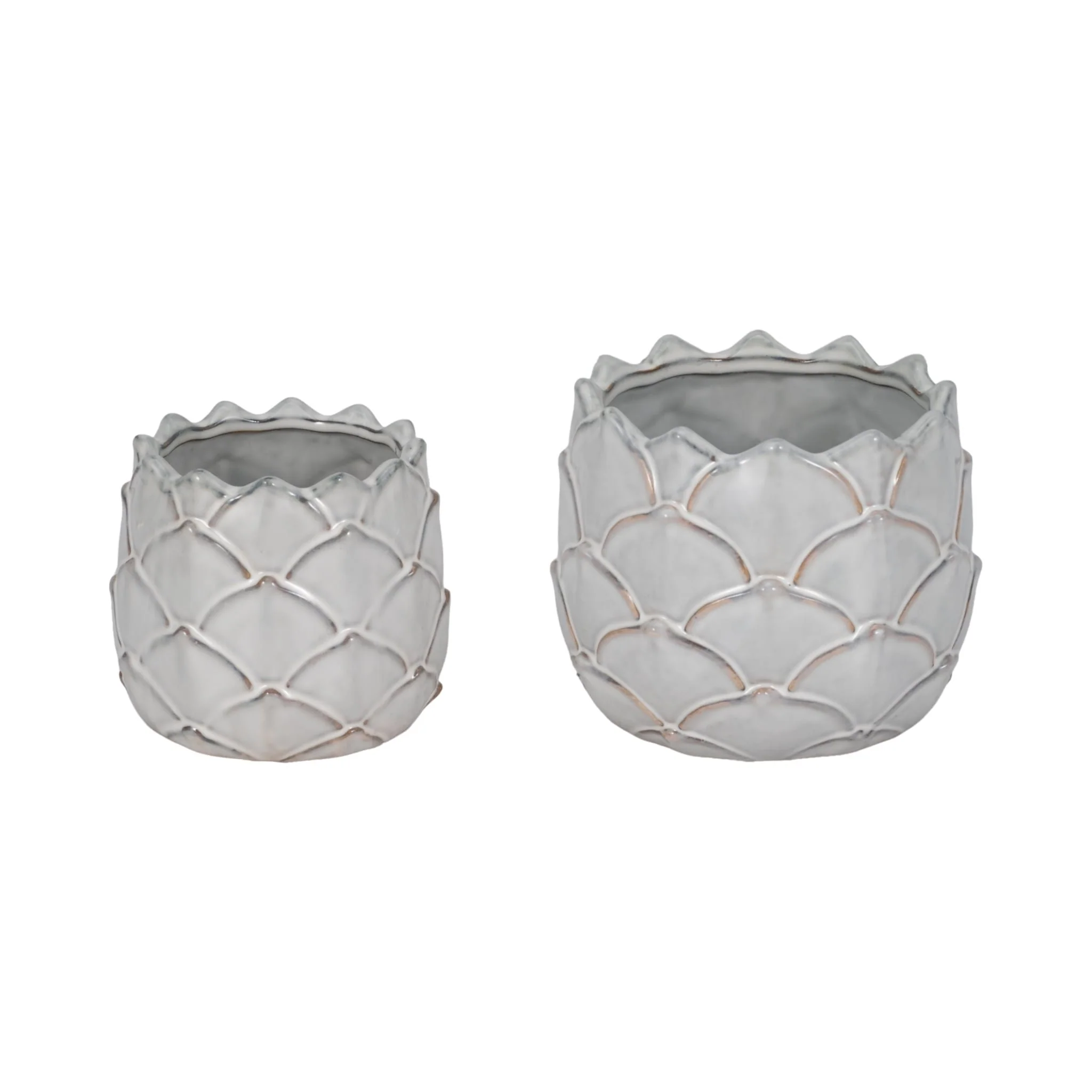 5" Artichoke Planter, White - Image 7