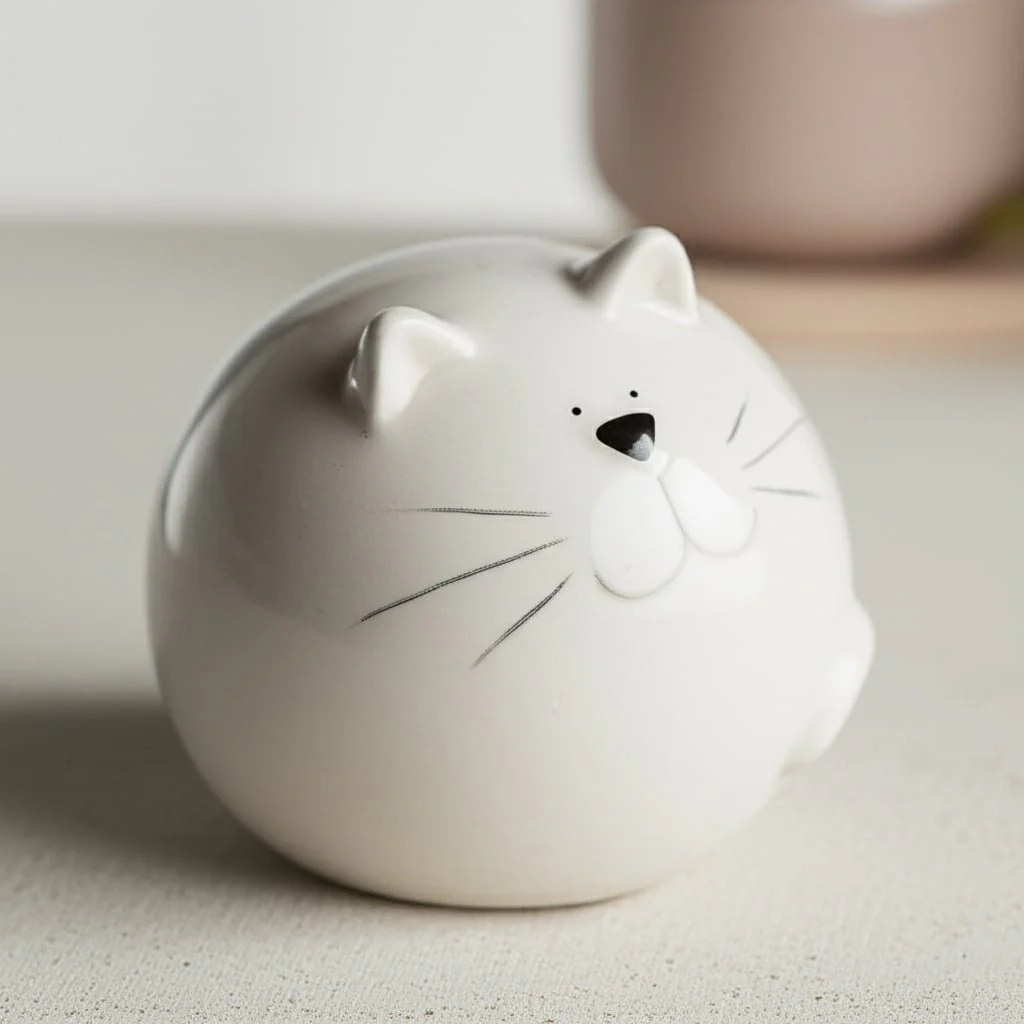5" Kitty Orb, White - Image 13
