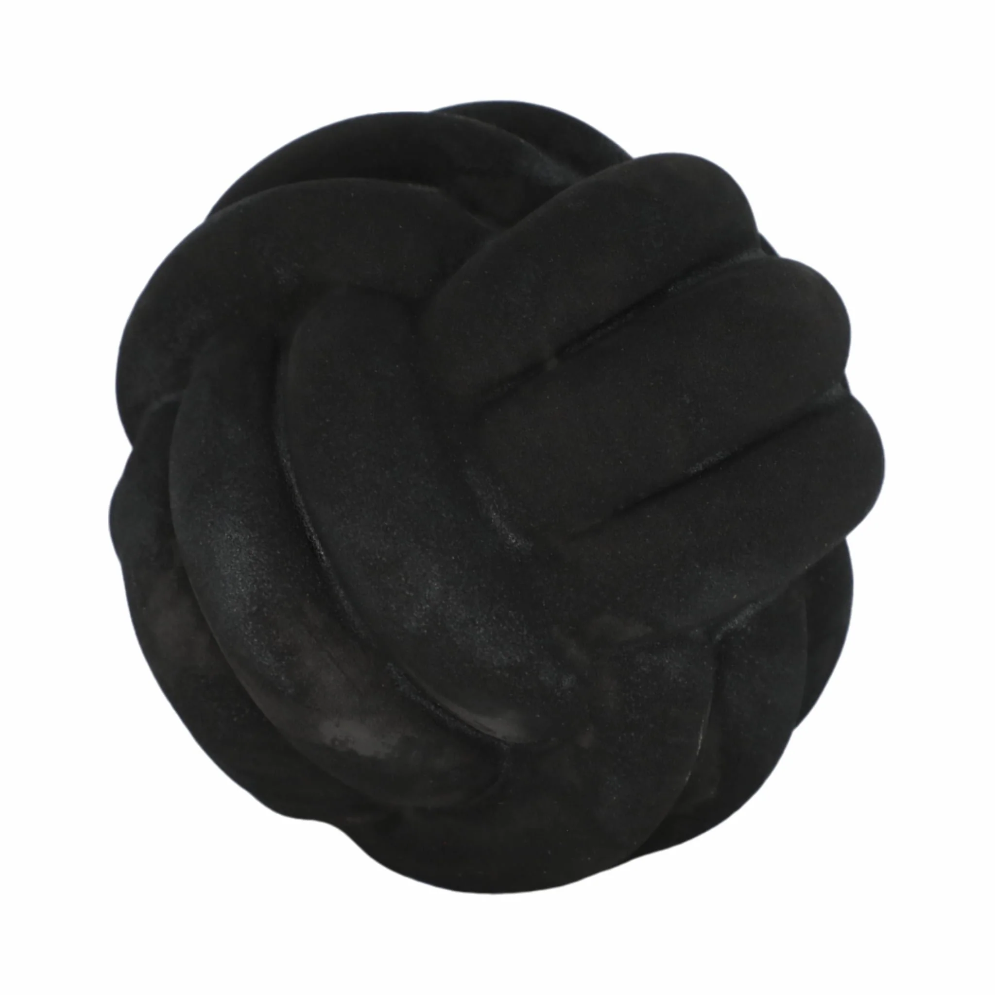 5" Knot Orb Rough Texture, Black - Image 2