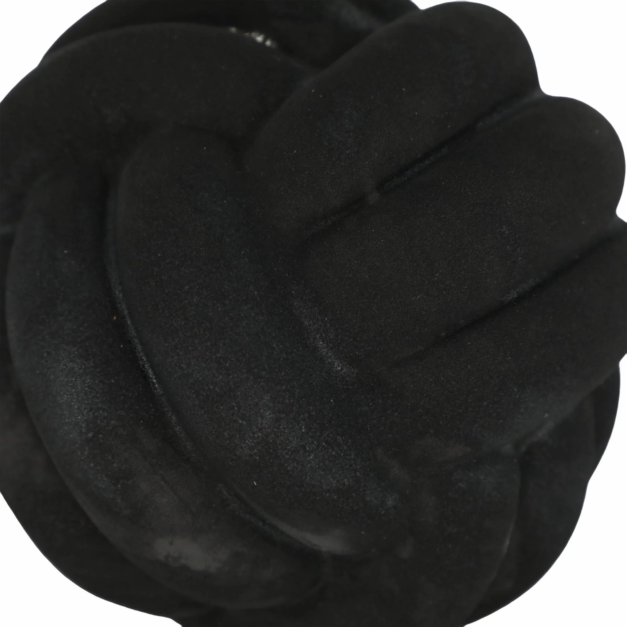 5" Knot Orb Rough Texture, Black - Image 6