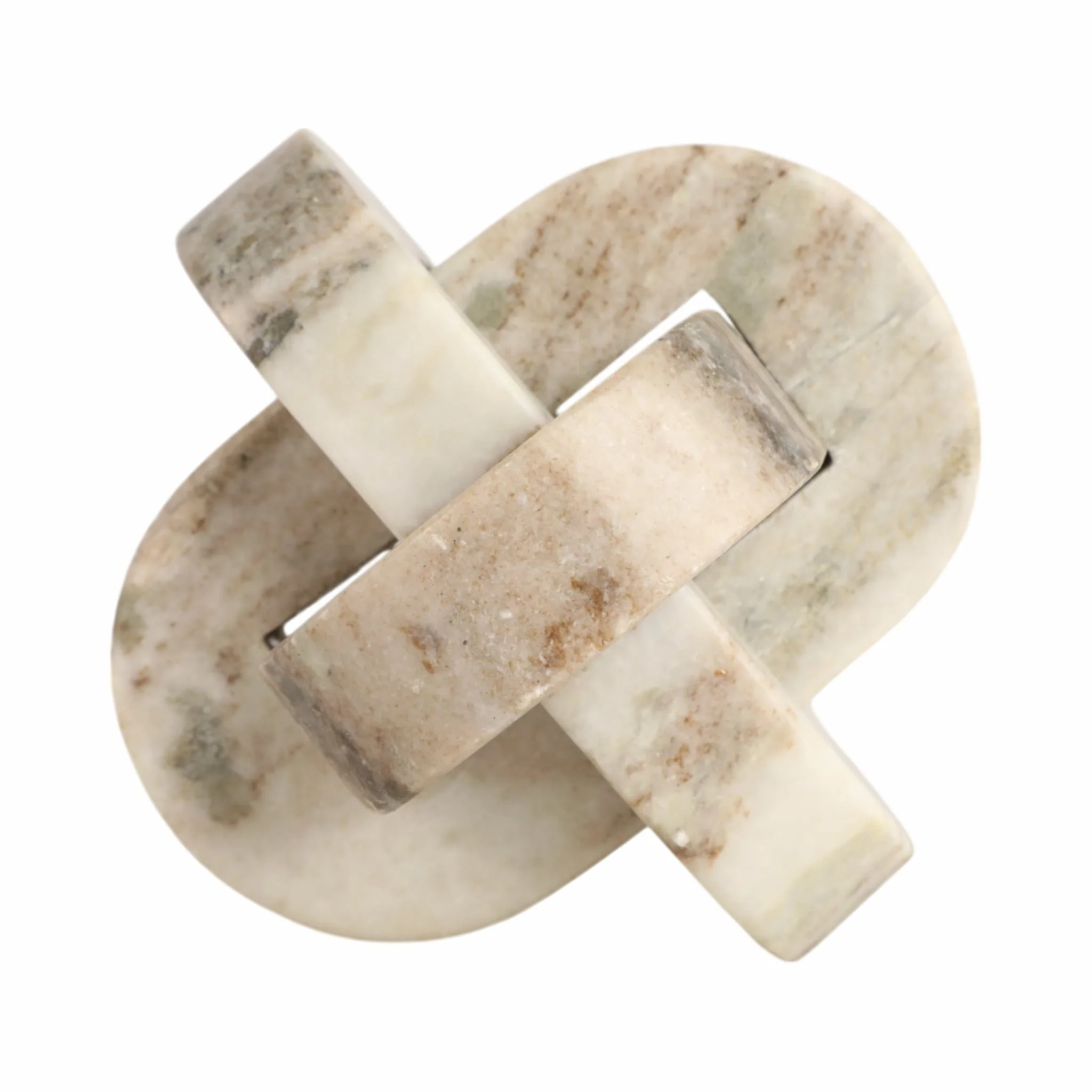 5" Onyx Marble Rounded Knot, Tan - Image 6