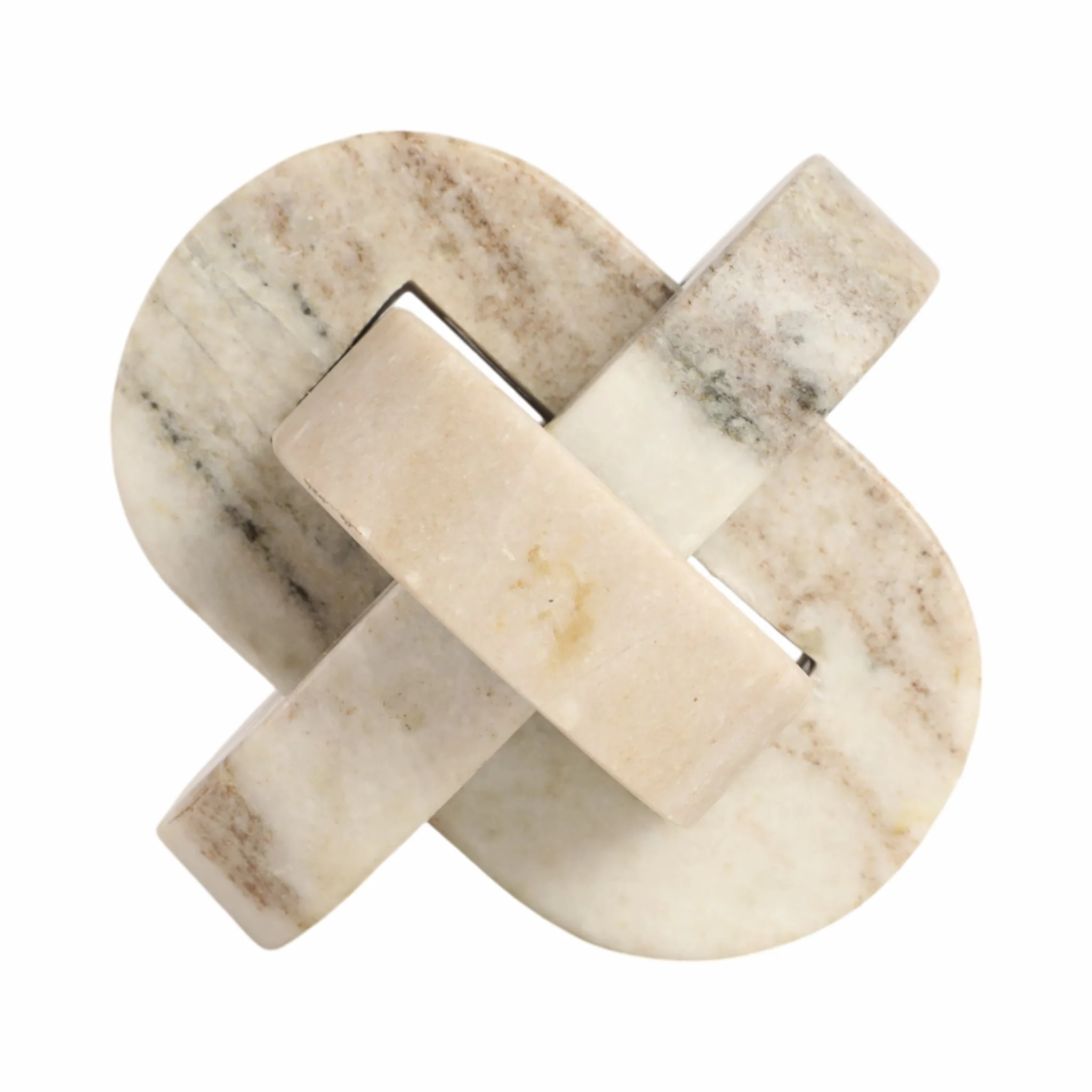 5" Onyx Marble Rounded Knot, Tan - Image 7