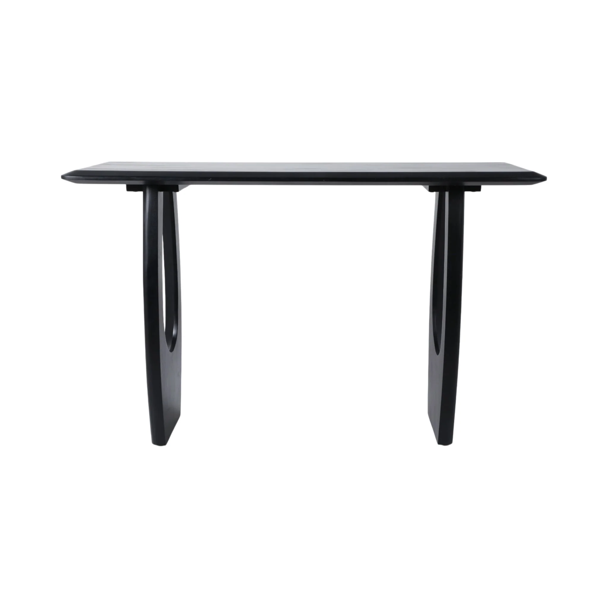 51x32 Modern Mid-century Console Table, Blk 2bxs - Image 2