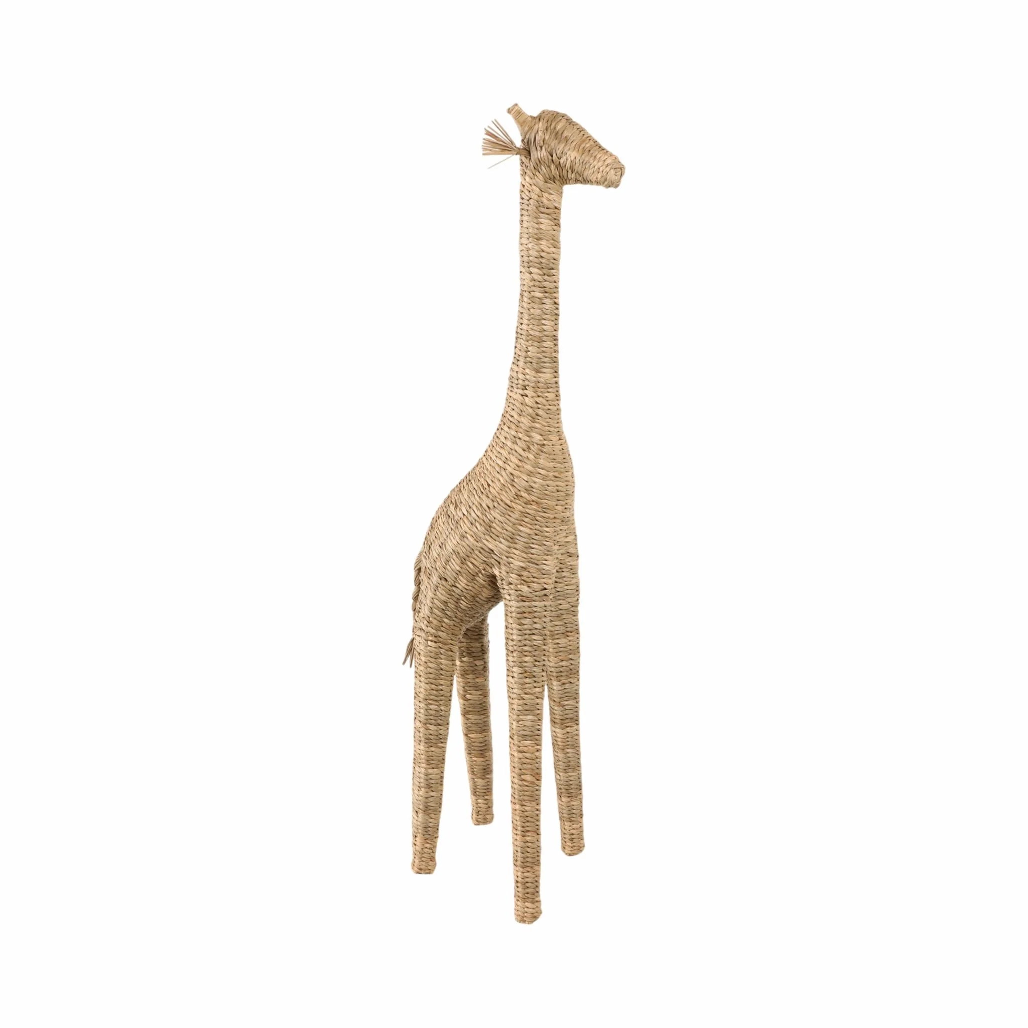 54" Woven Mendong Giraffe, Natural - Image 2