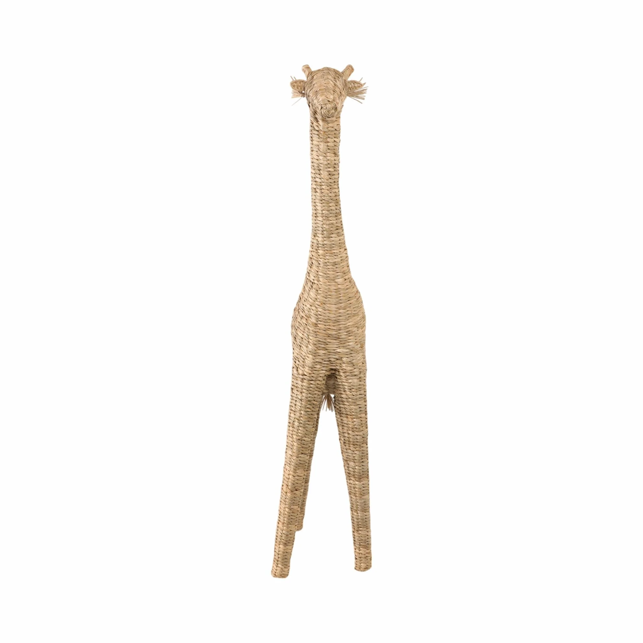 54" Woven Mendong Giraffe, Natural - Image 3