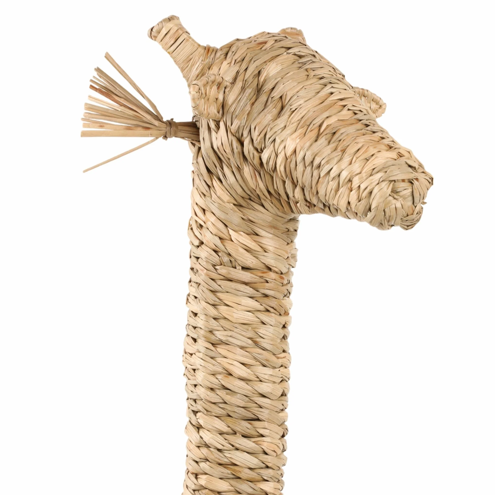 54" Woven Mendong Giraffe, Natural - Image 6