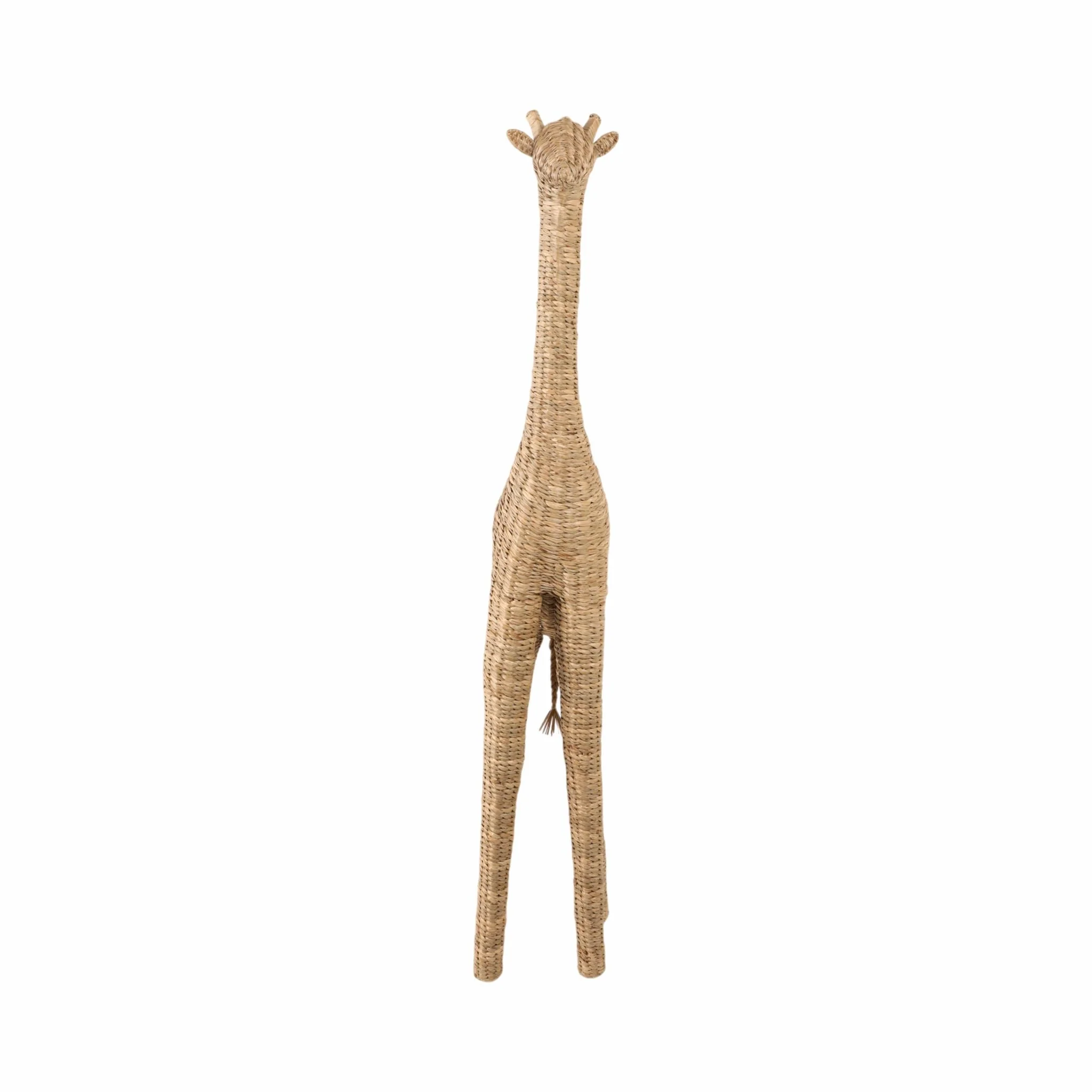 57" Woven Mendong Giraffe, Natural - Image 3