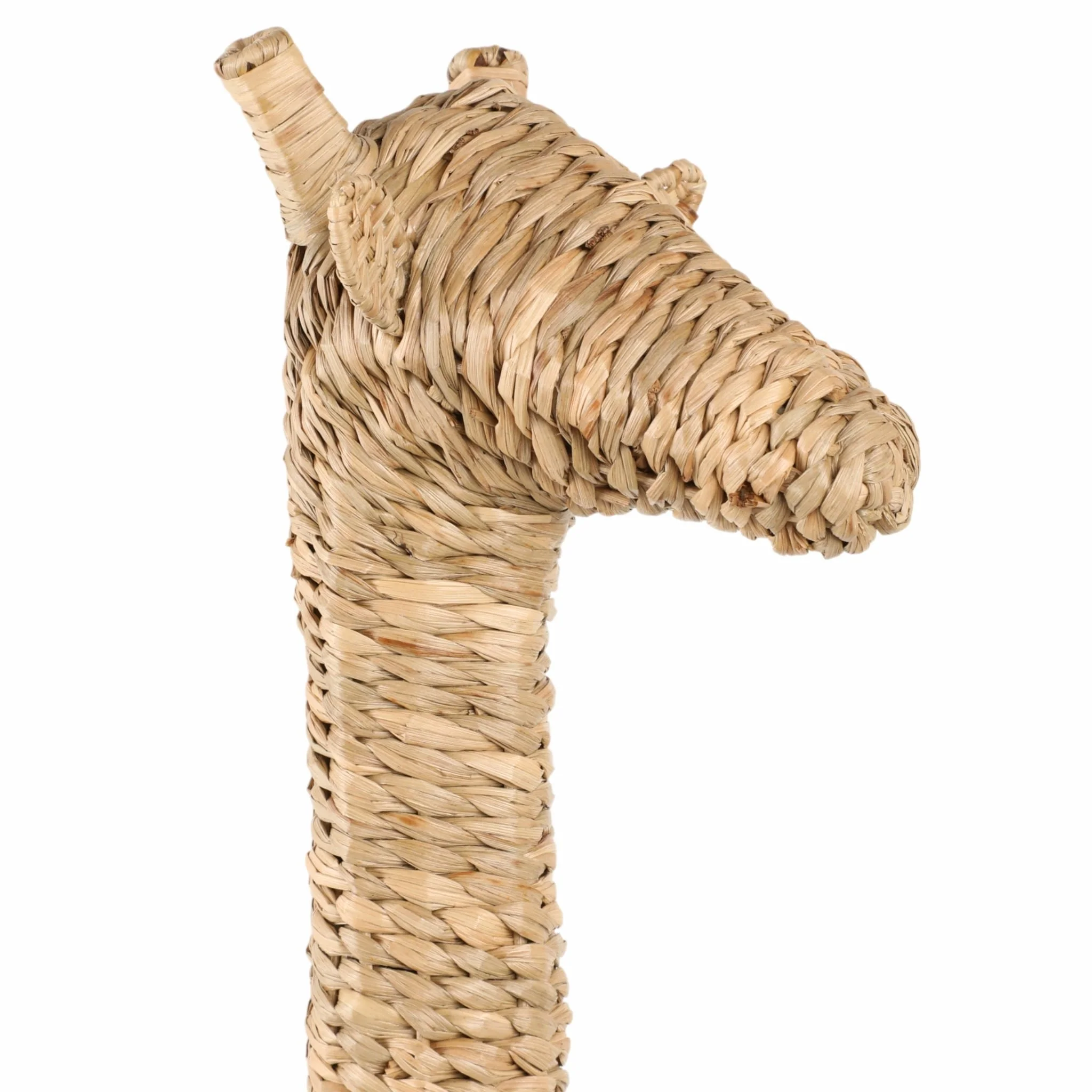 57" Woven Mendong Giraffe, Natural - Image 6
