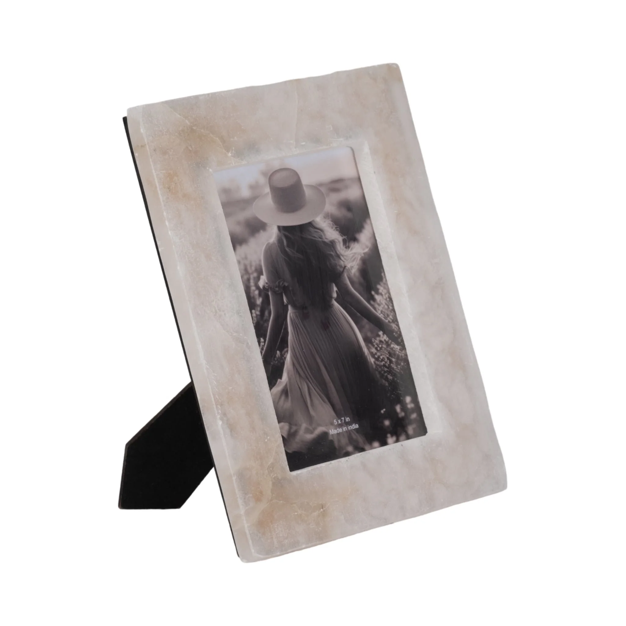 5x7 Alabaster Photo Frame, White - Image 2