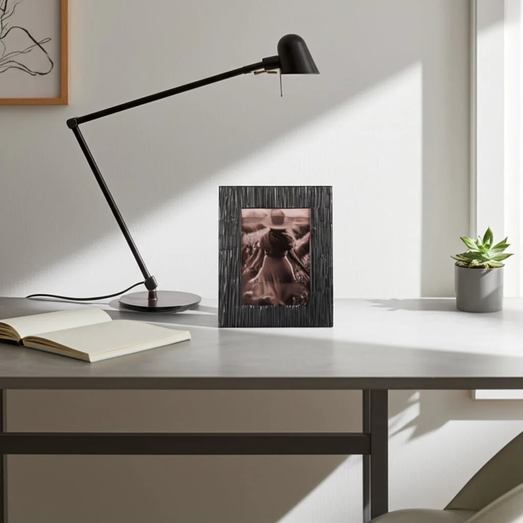 5x7 Jagged Photo Frame, Black - Image 11