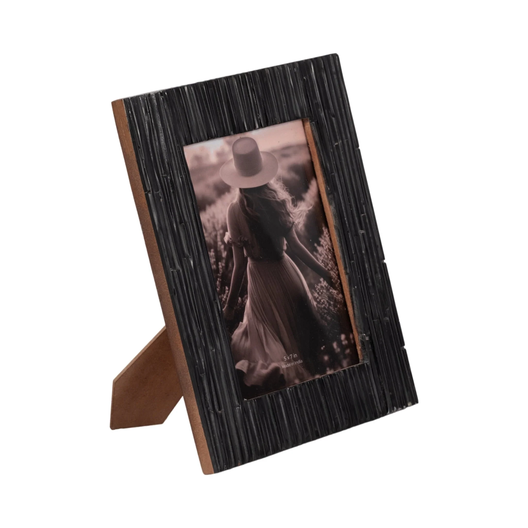 5x7 Jagged Photo Frame, Black - Image 2