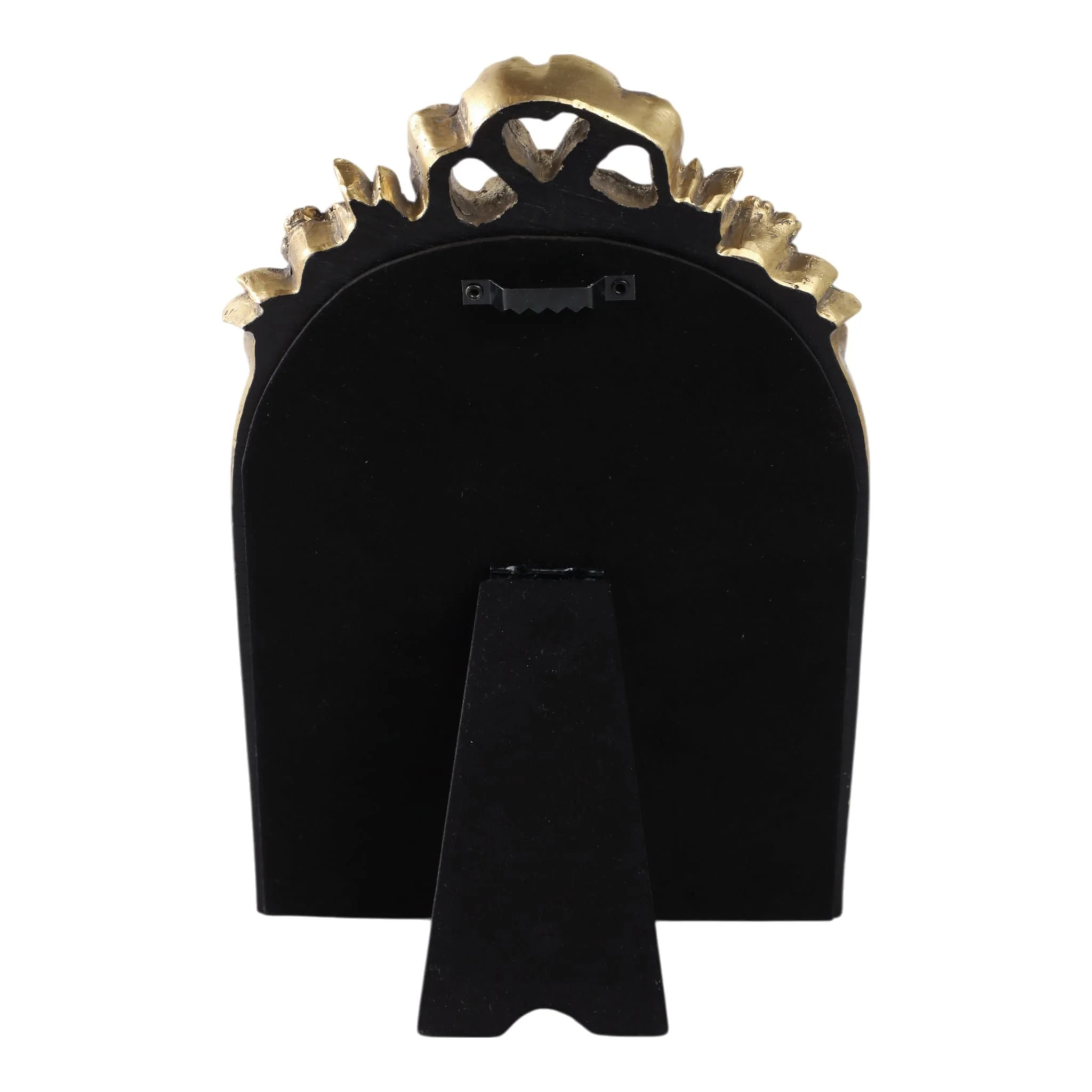 5x7" Mirror In Gilded Bow Arch Frame, Gold - Image 4