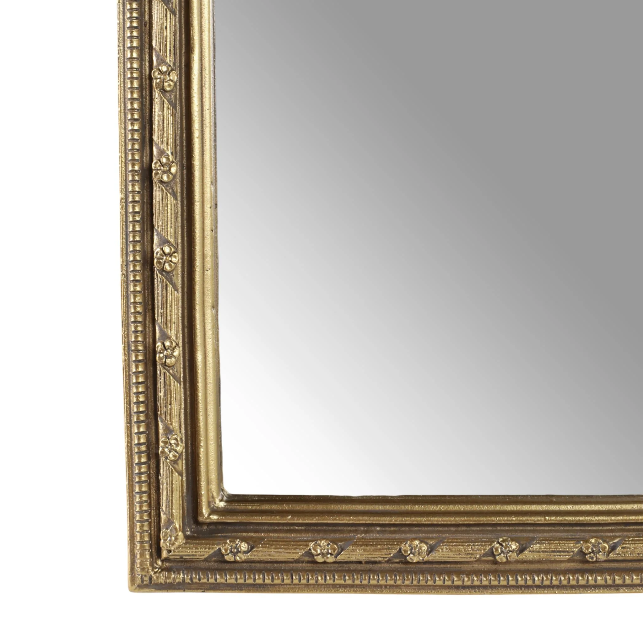 5x7" Mirror In Gilded Bow Arch Frame, Gold - Image 5