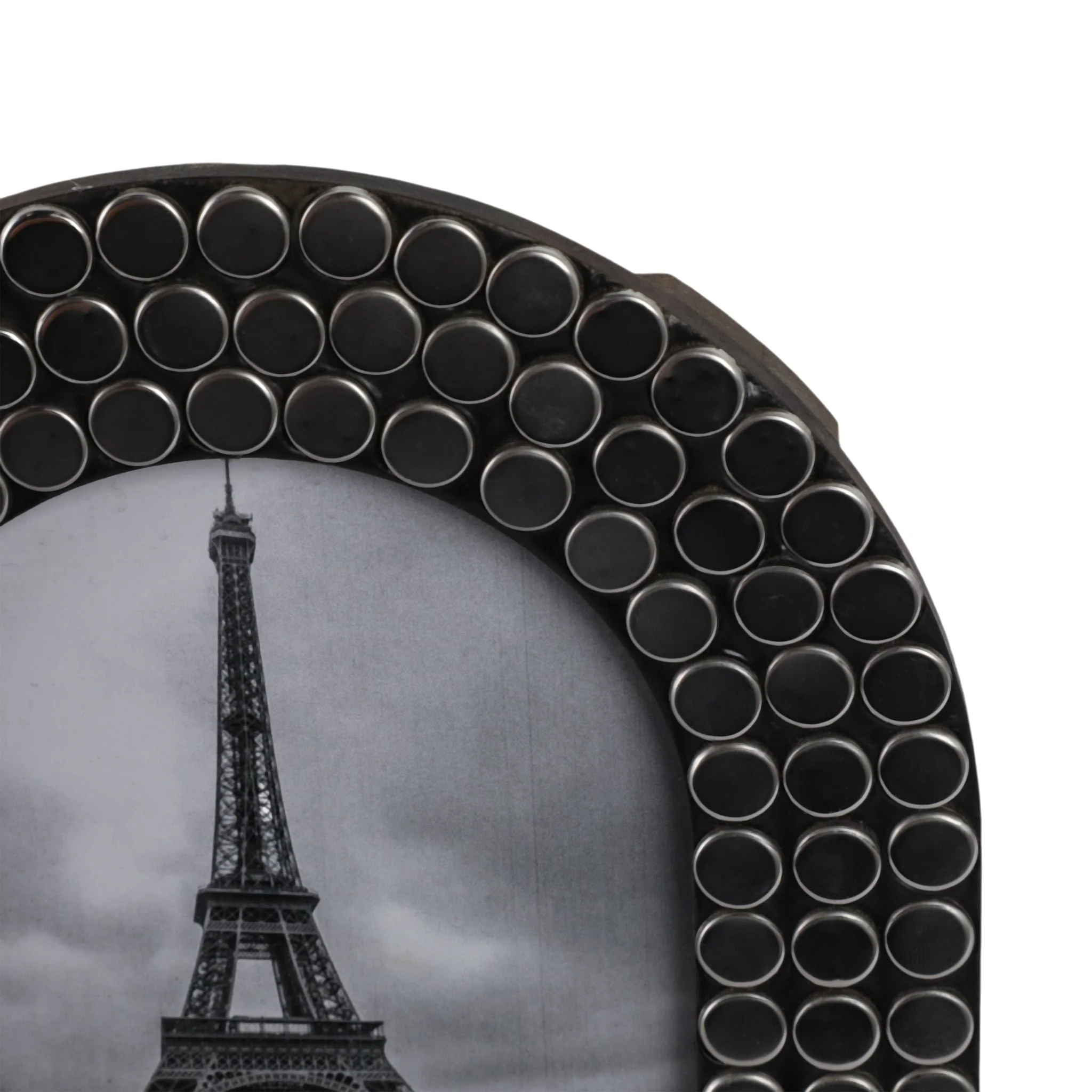 5x7 Studded Arch Photo Frame, Silver/black - Image 6