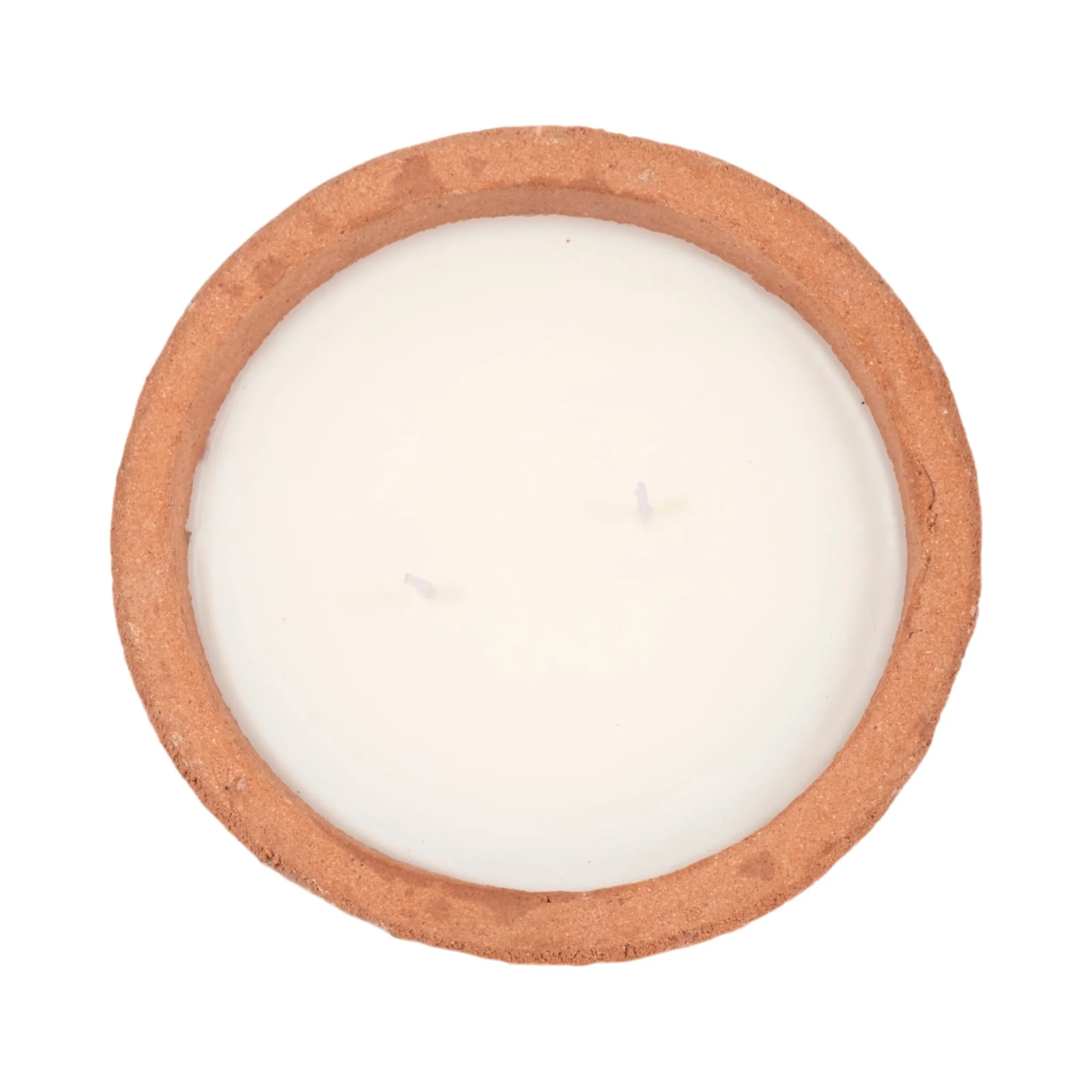 6" 14 Oz Santal & Spruce Bowl Candle, Terracotta - Image 6