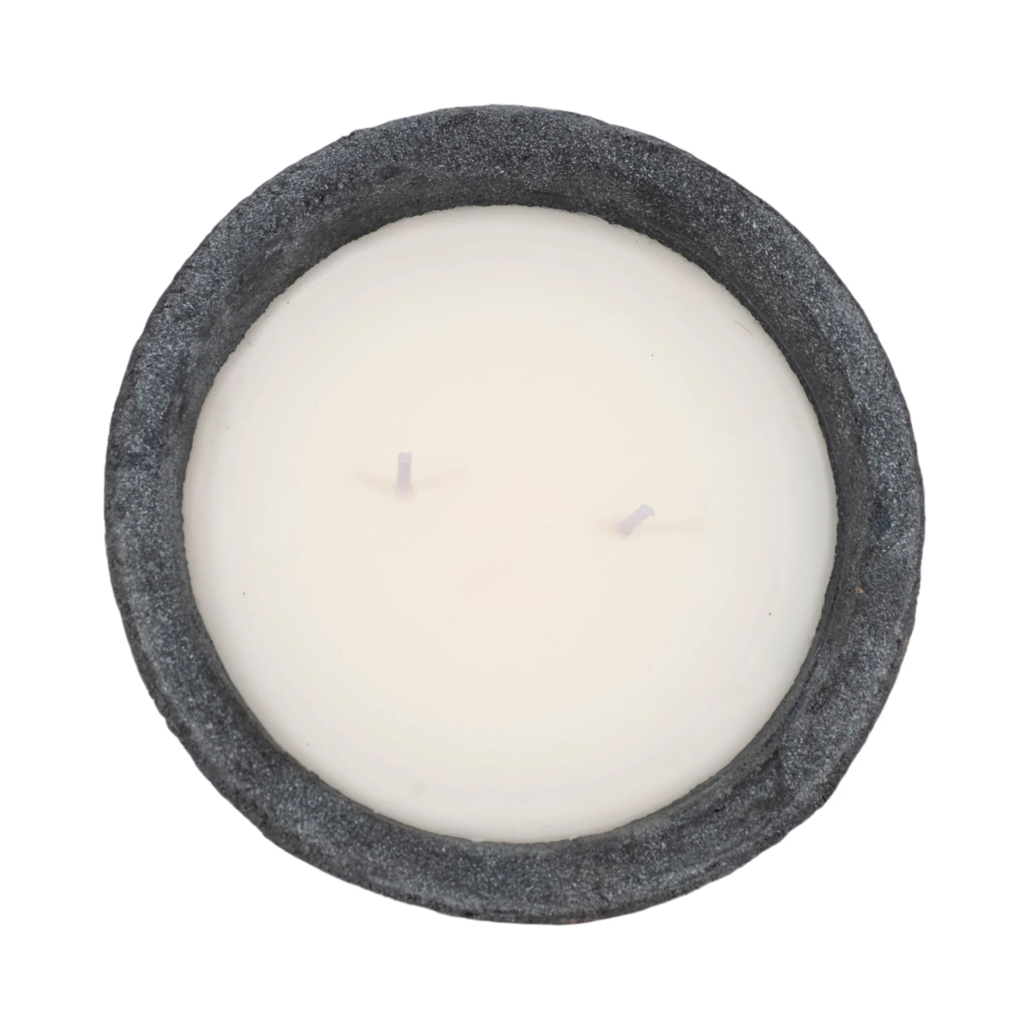 6" 14 Oz Wood Sage & Sea Salt Bowl Candle, Black - Image 6