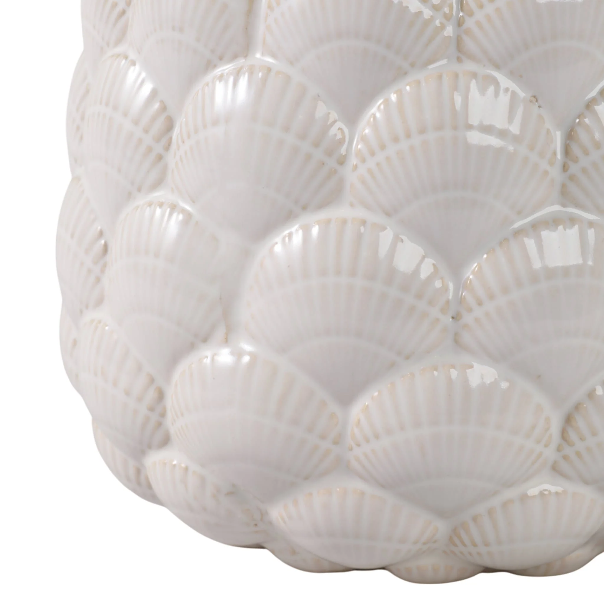 6" 28 Oz Pink Beach Seashell Candle, Ivory - Image 5