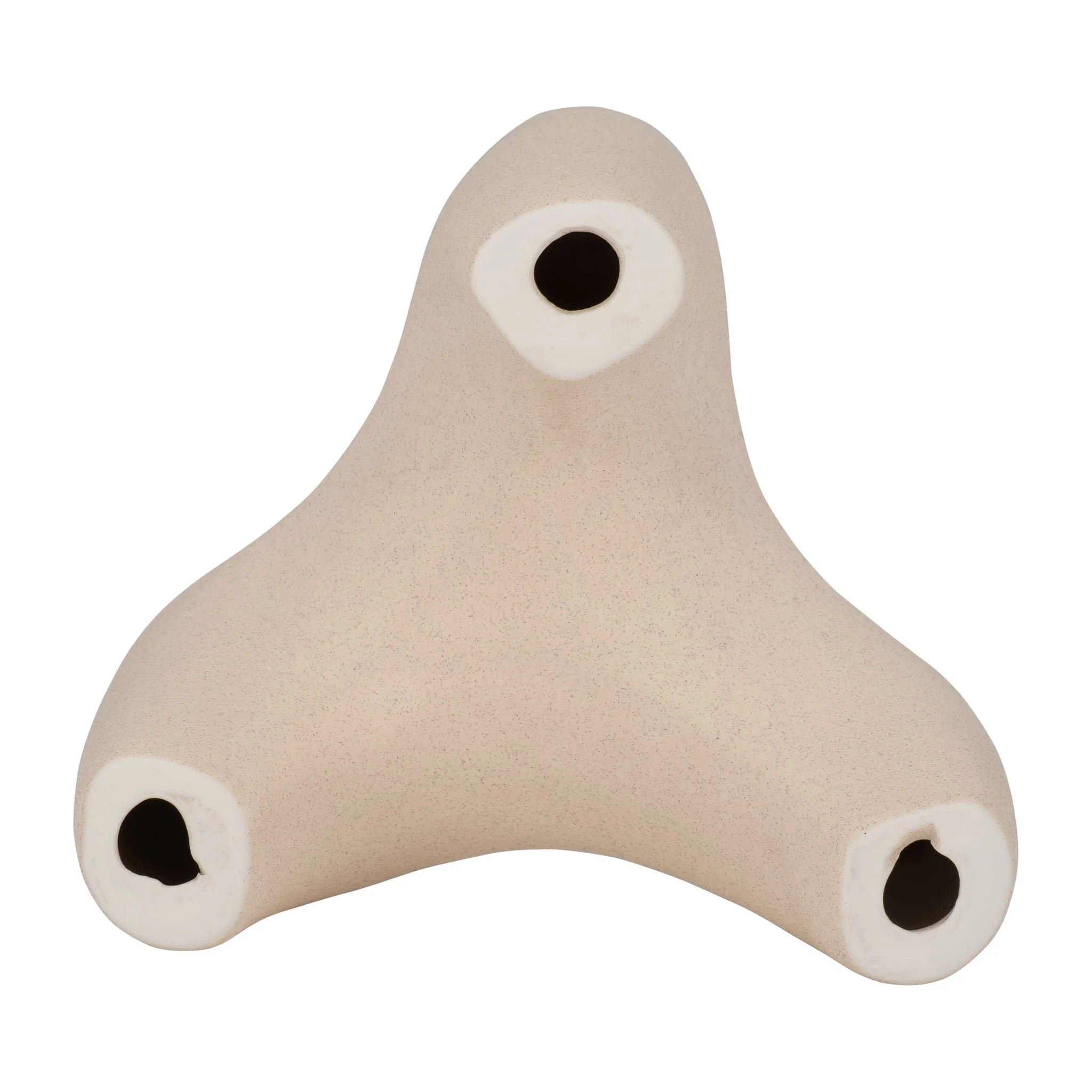 6" 3-taper Candle Holder, Ivory - Image 5