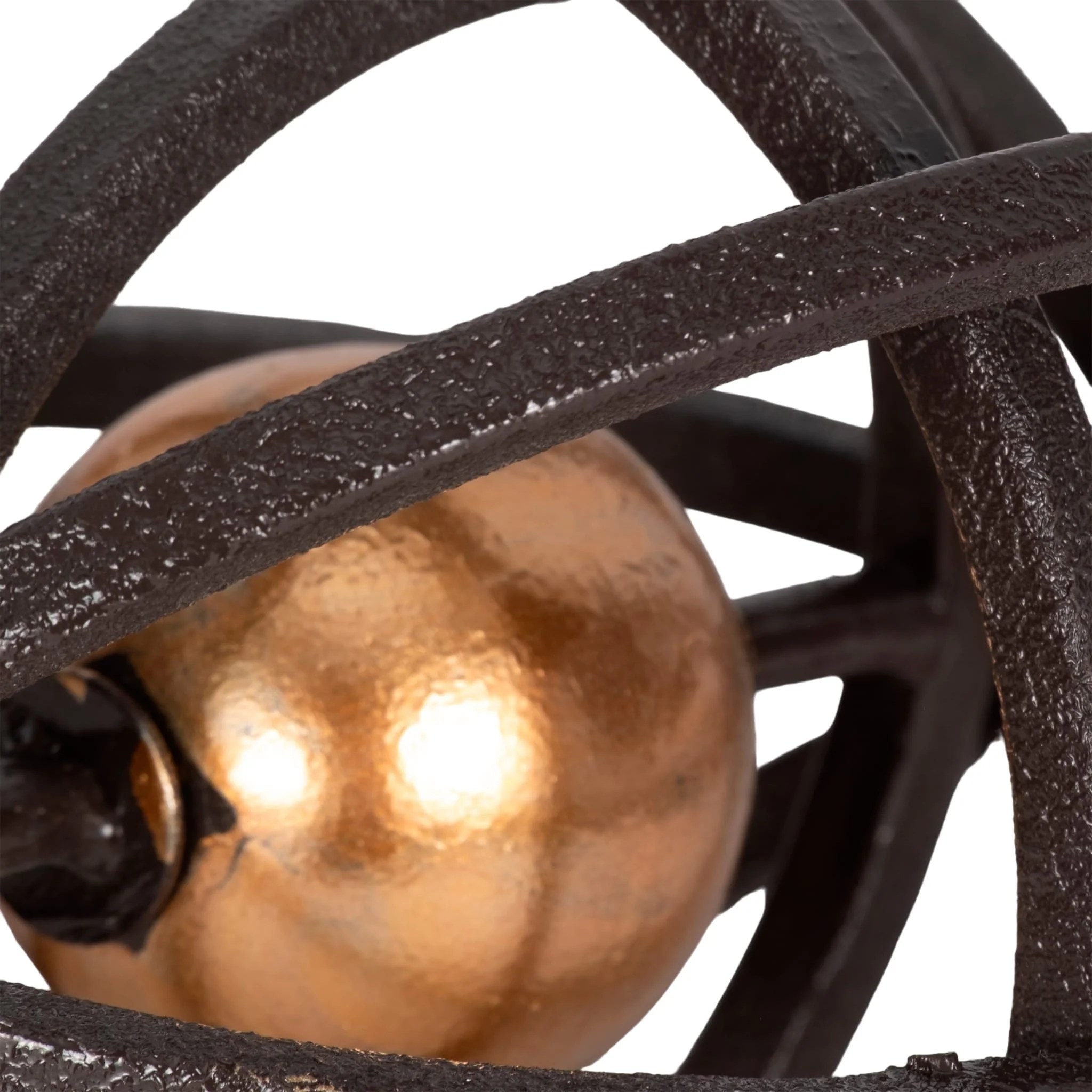 6" Armillary Orb, Black/gold - Image 4