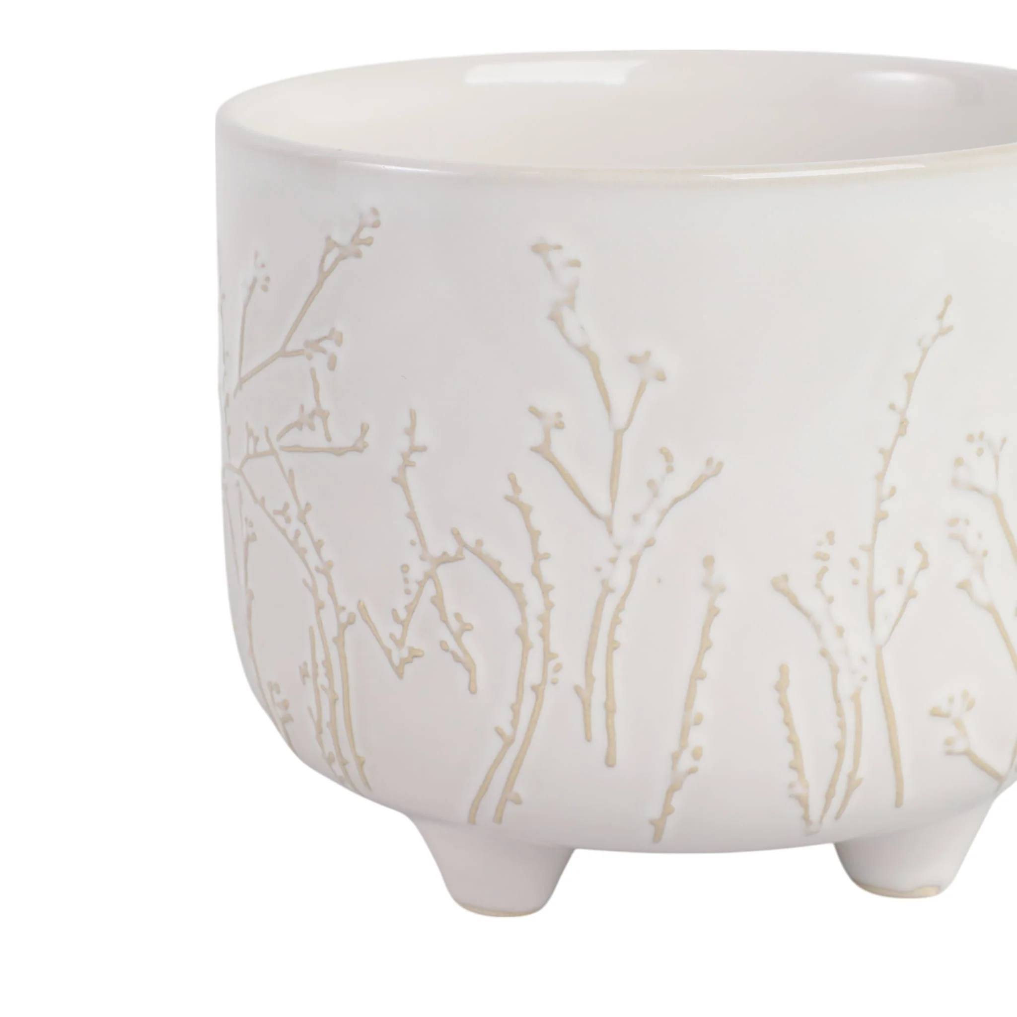 6" Blooming Branches Planter, Ivory - Image 5