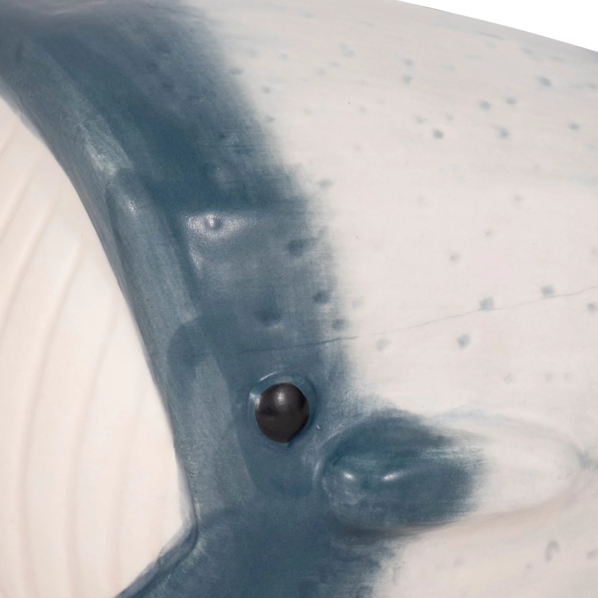 6" Blue Whale Decor, Blue/white - Image 5