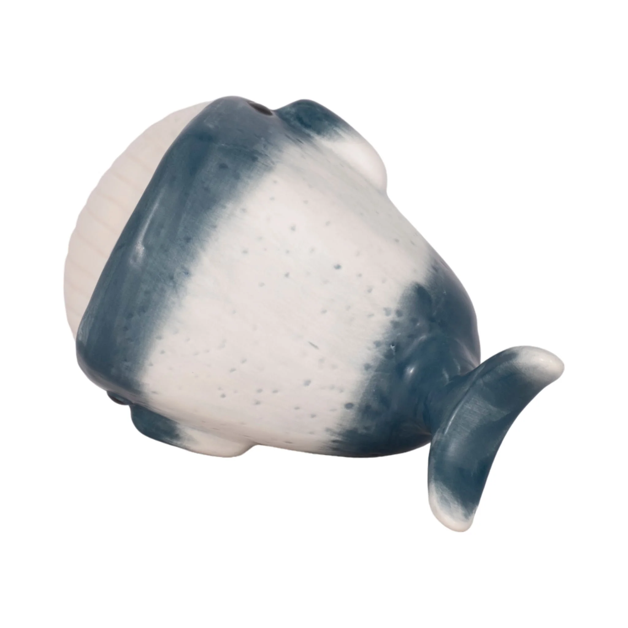 6" Blue Whale Decor, Blue/white - Image 6