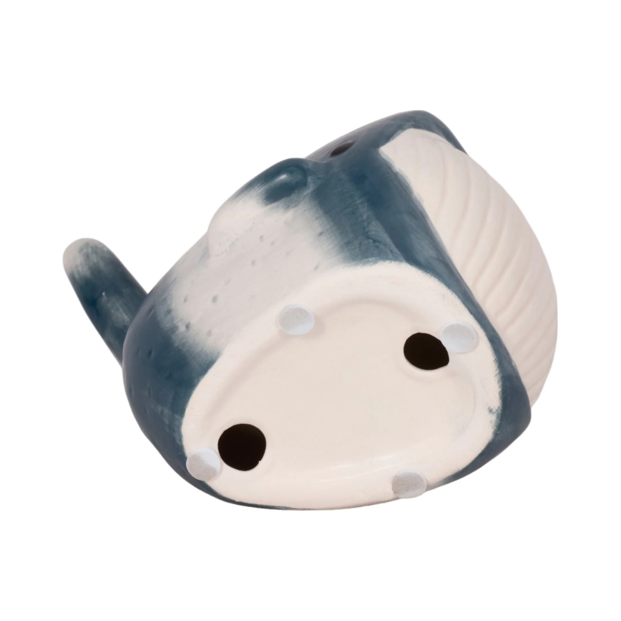 6" Blue Whale Decor, Blue/white - Image 7