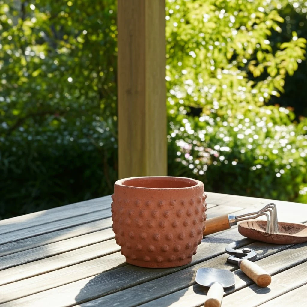 6" Bubble Planter, Natural - Image 9