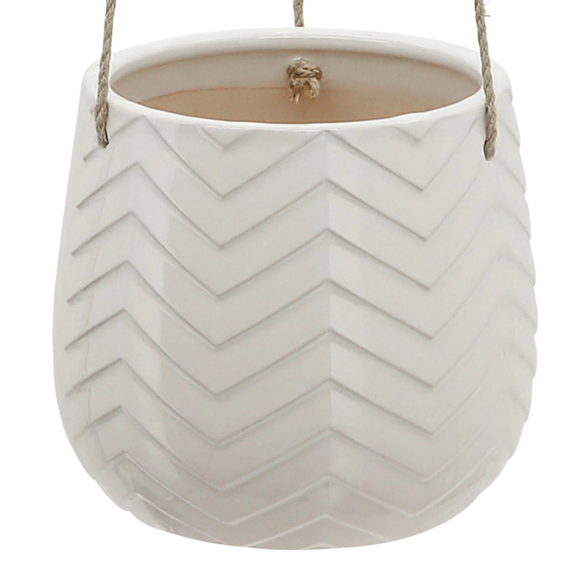 6" Chevron Hanging Planter - Image 6