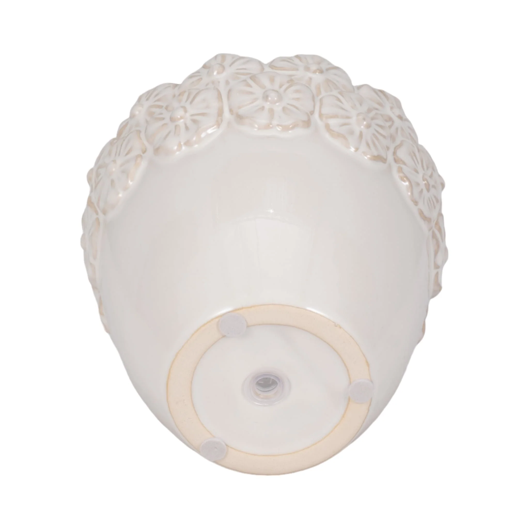 6" Floral Crown Planter, Ivory - Image 5