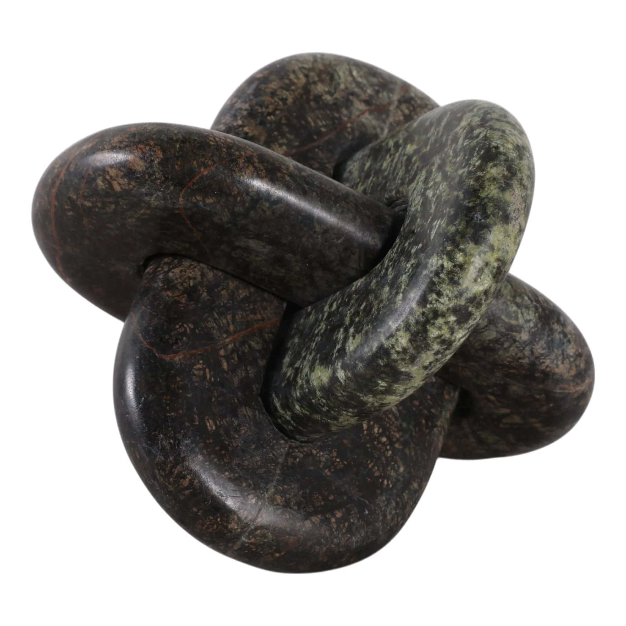 6" Green Forest Marble Knot, Green - Image 2
