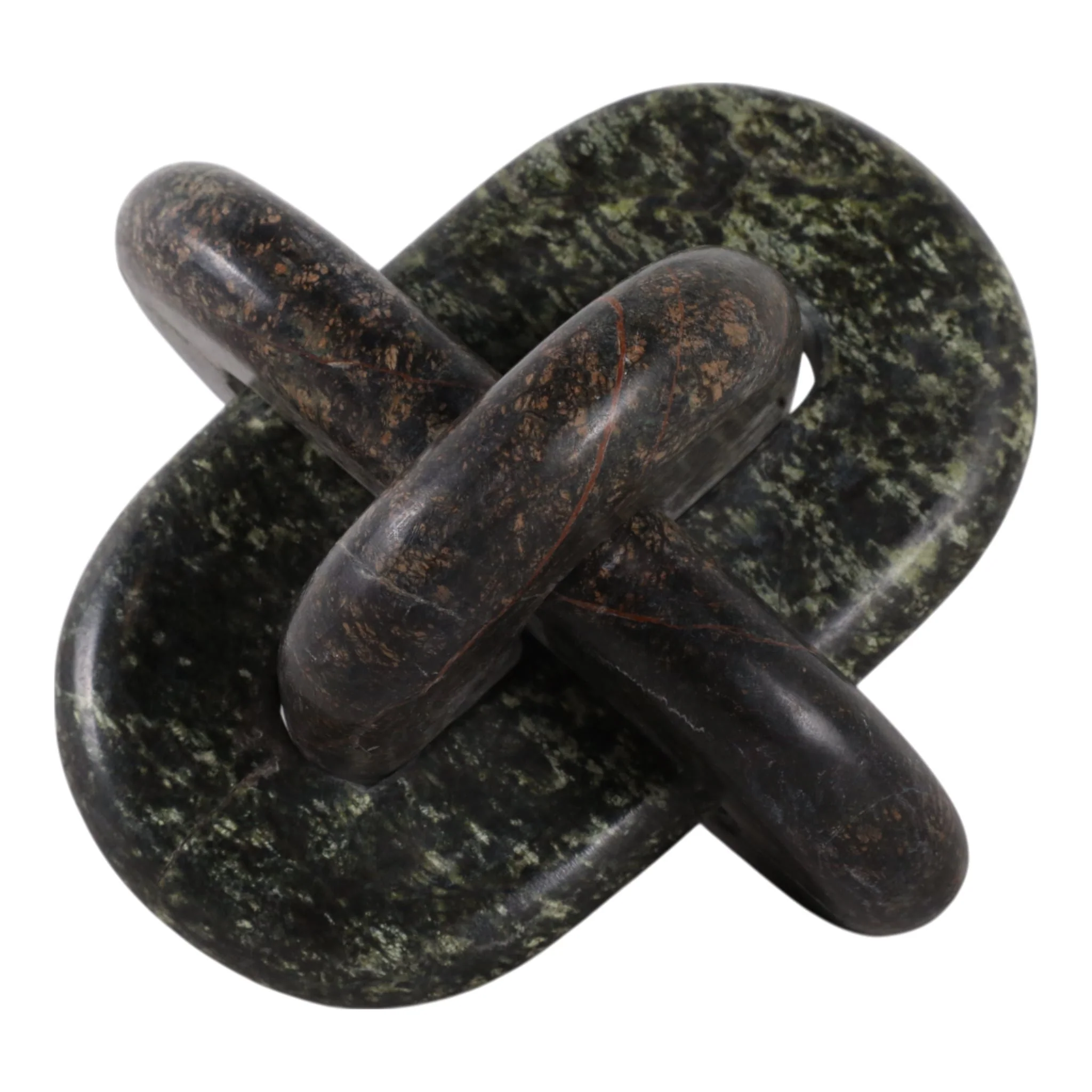 6" Green Forest Marble Knot, Green - Image 3