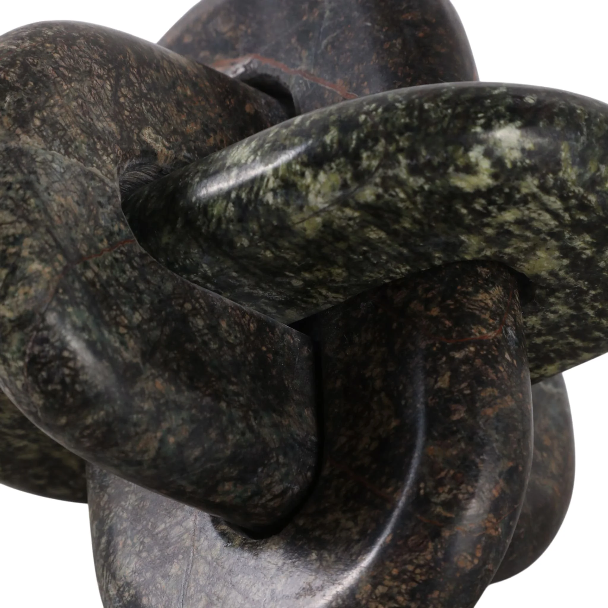 6" Green Forest Marble Knot, Green - Image 5