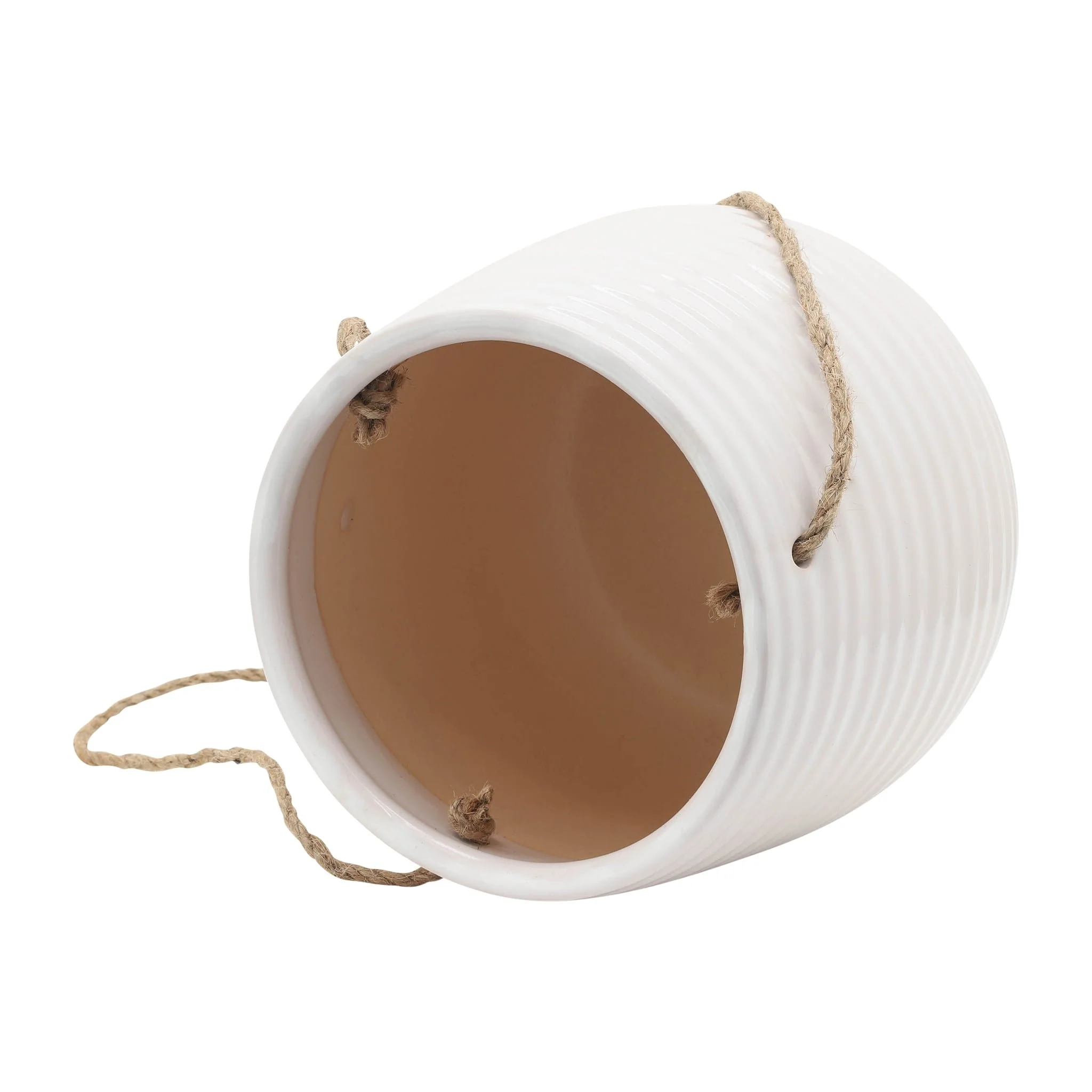 6" Hanging Planter,white - Image 5