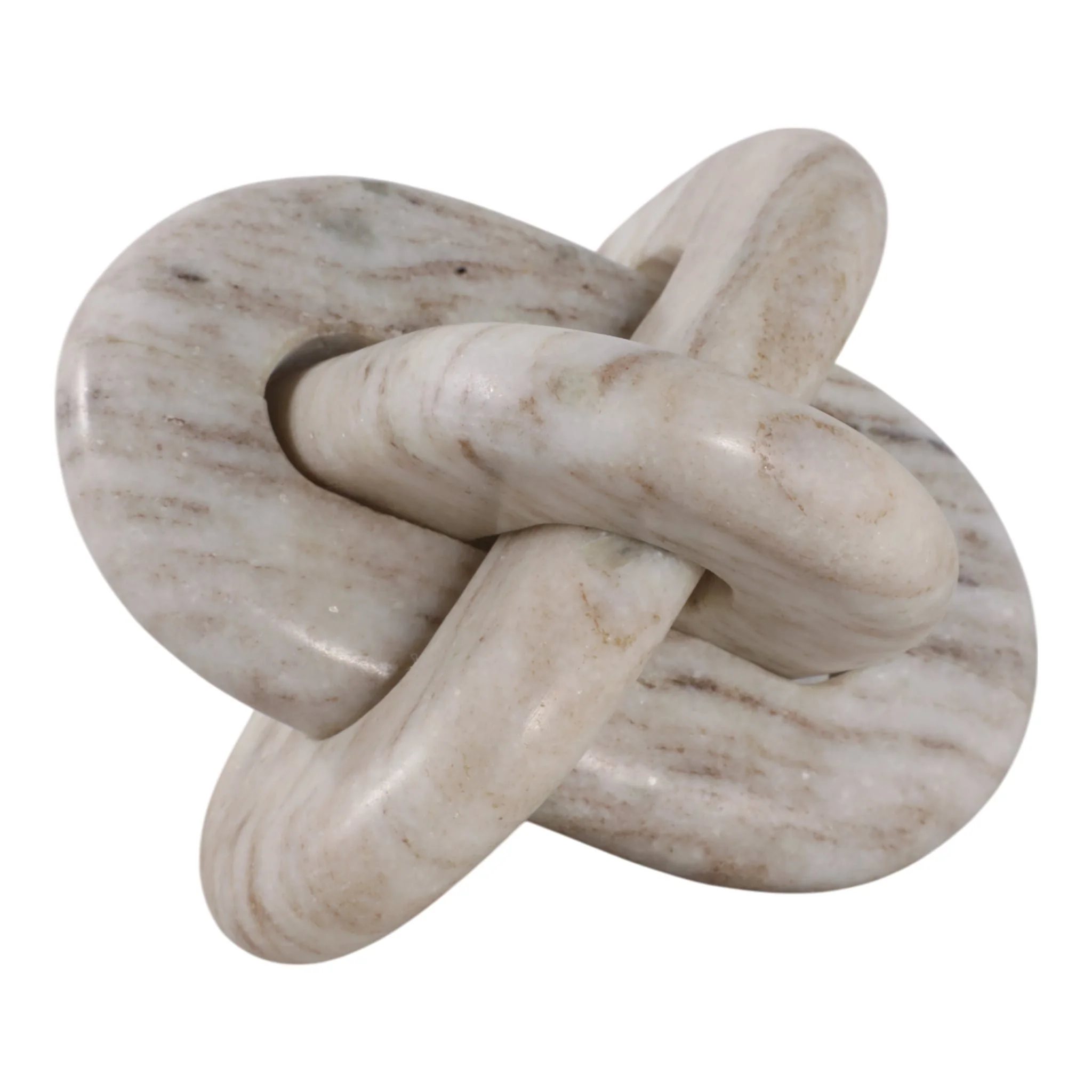 6" Marble Knot, Beige - Image 2
