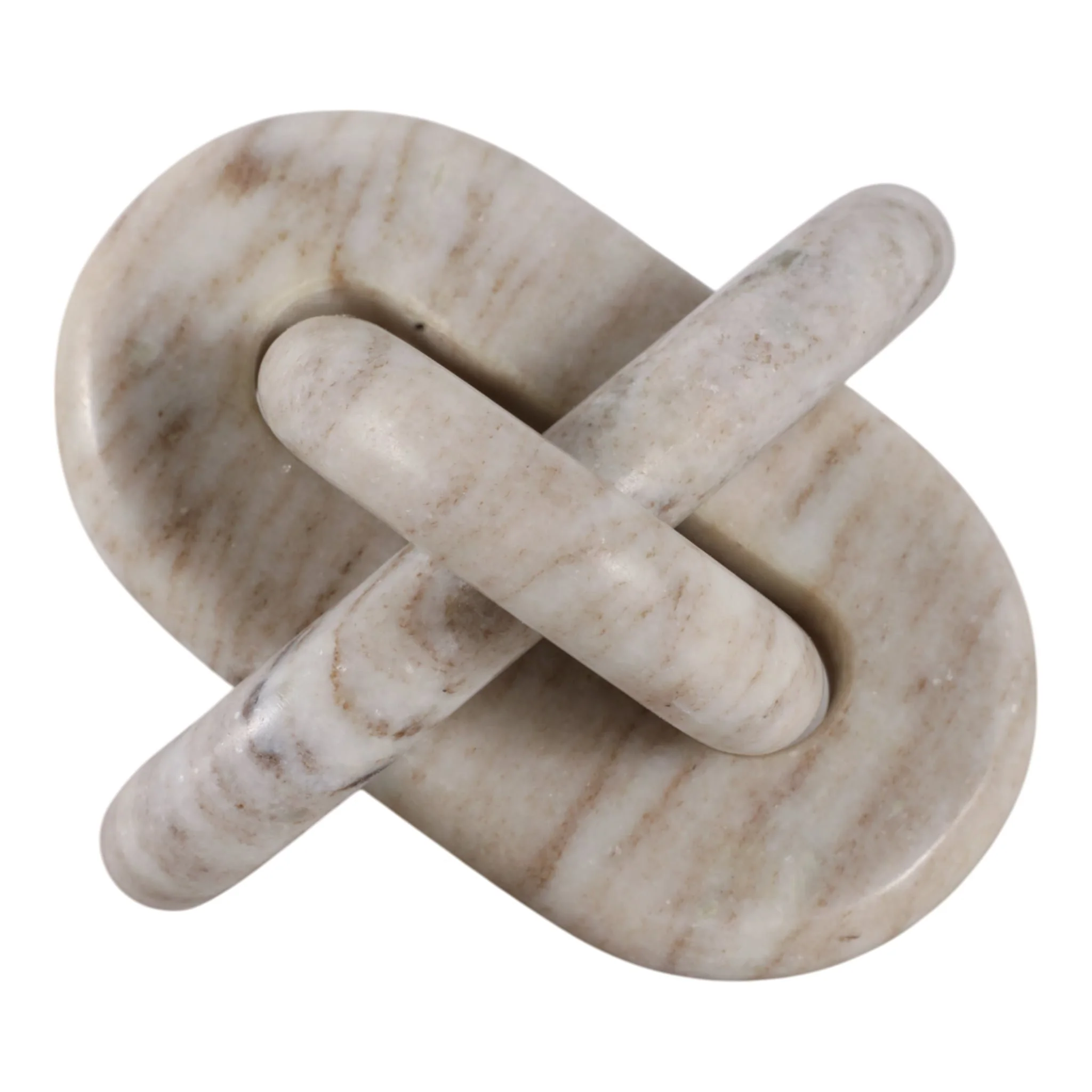 6" Marble Knot, Beige - Image 4