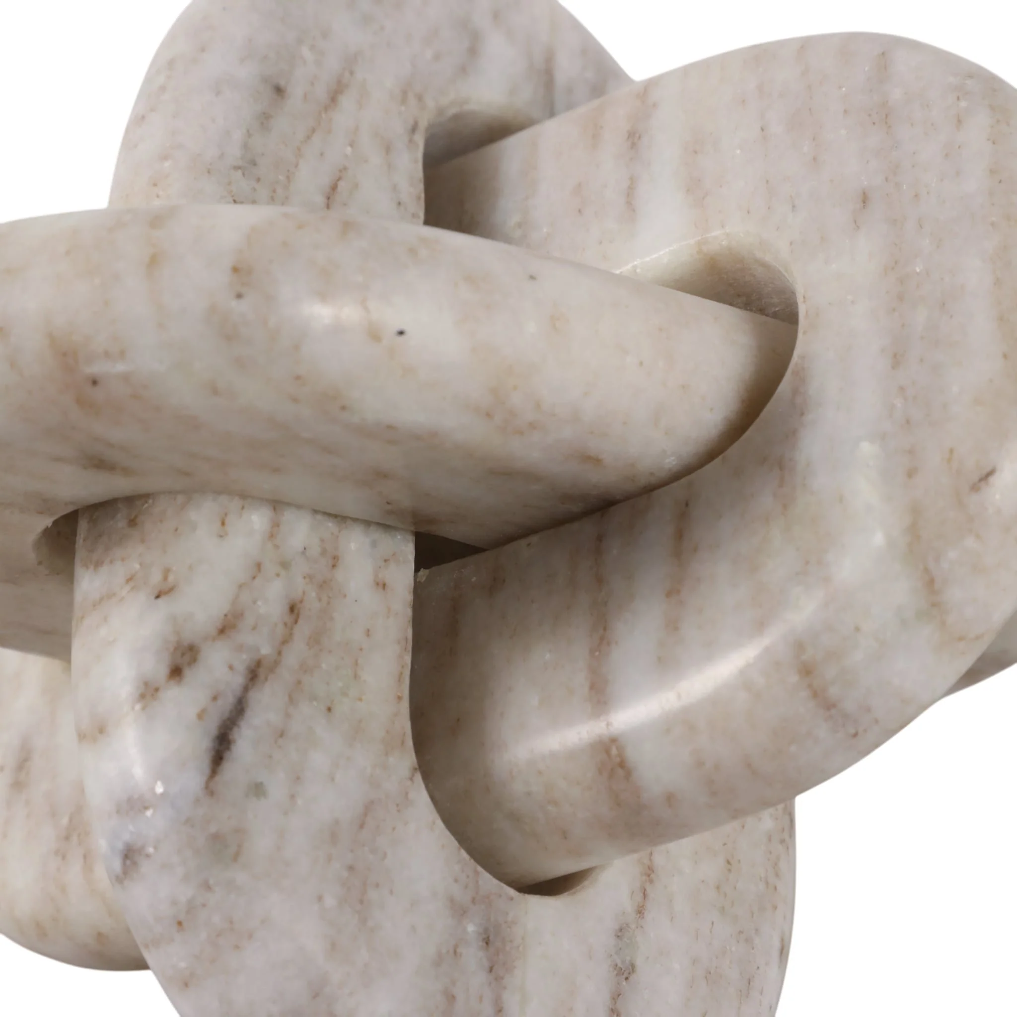 6" Marble Knot, Beige - Image 5