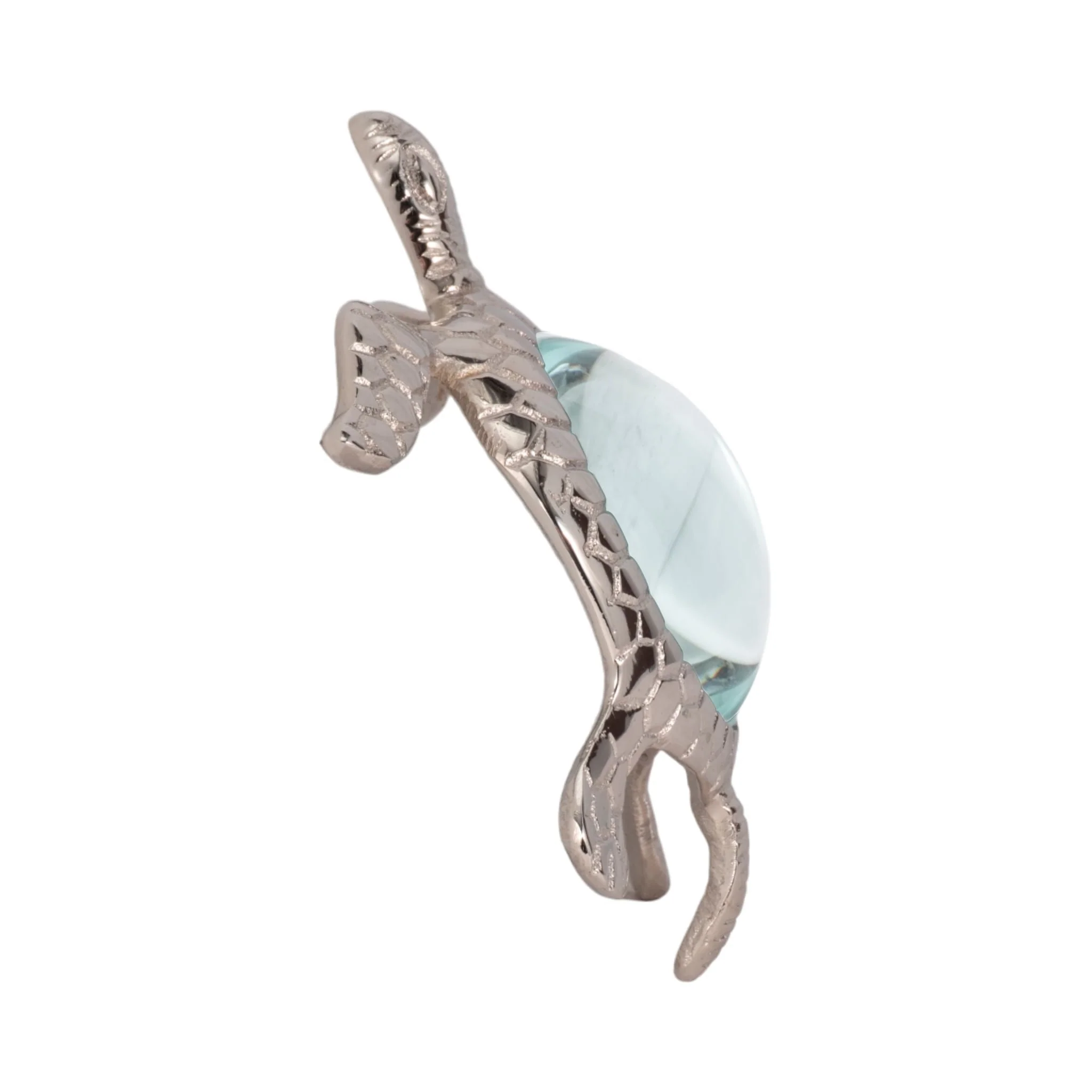 6" Sea Turtle Magnifying Glass, Silver - Image 4