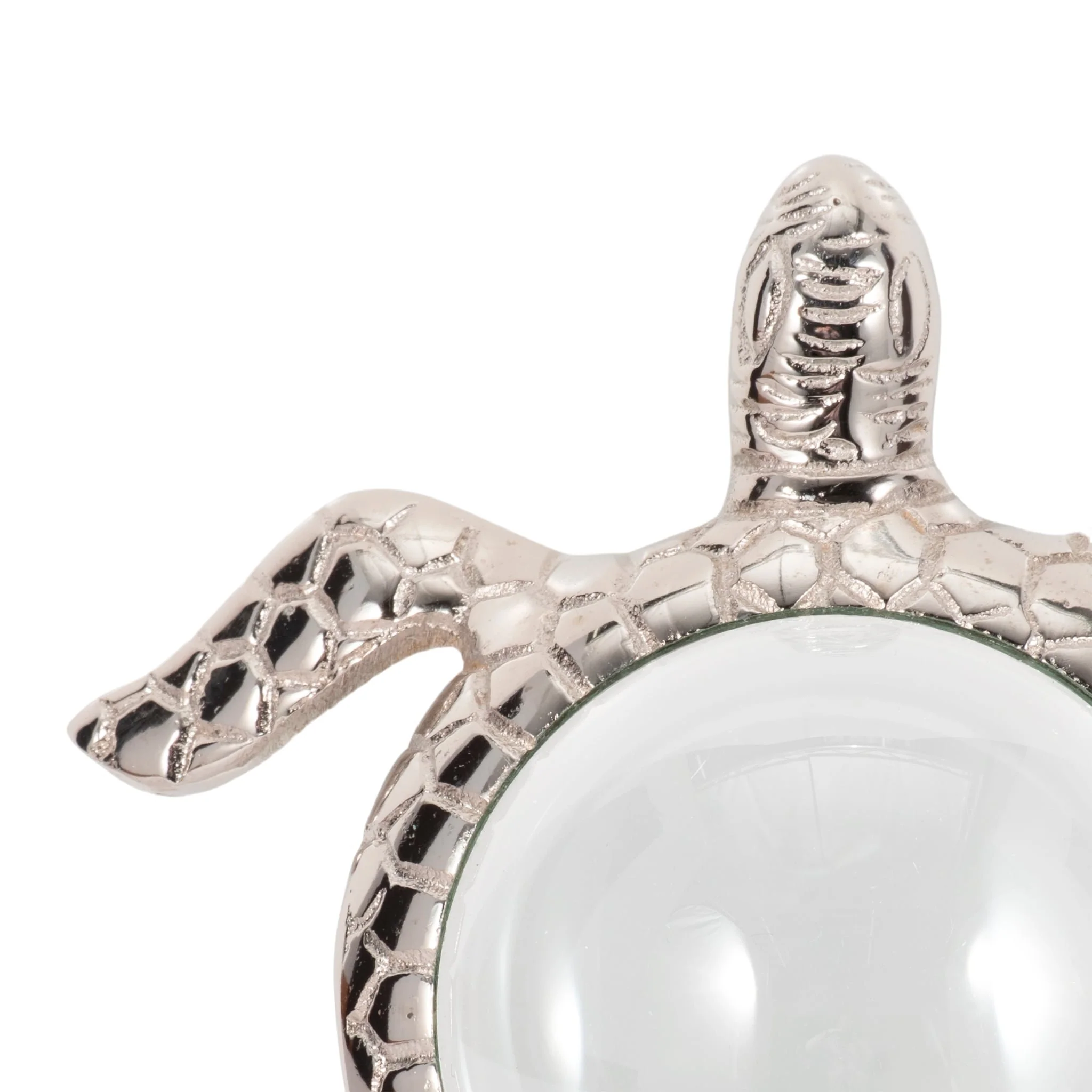 6" Sea Turtle Magnifying Glass, Silver - Image 5