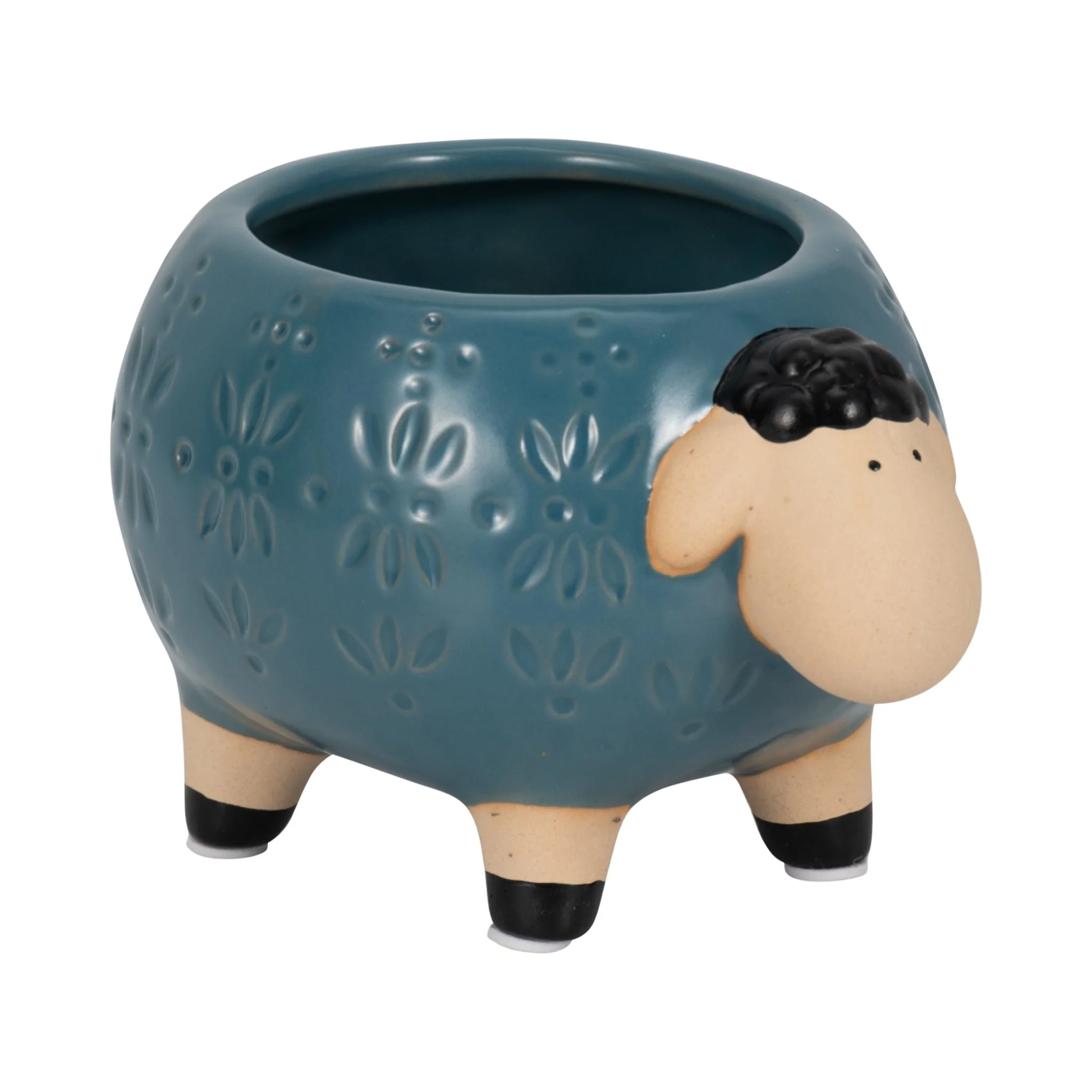 6" Sheep Planter, Blue - Image 3