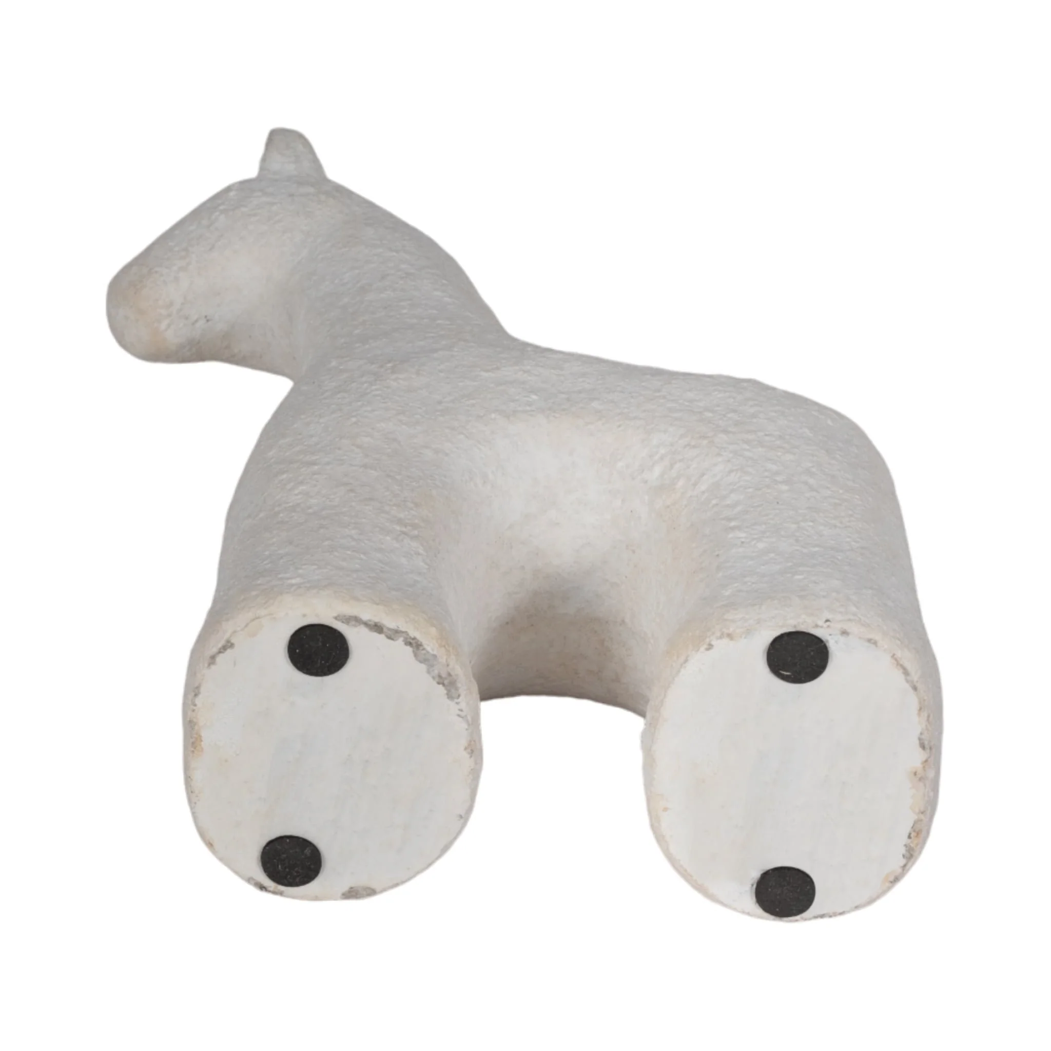 6" Textured Horse, White - Image 7
