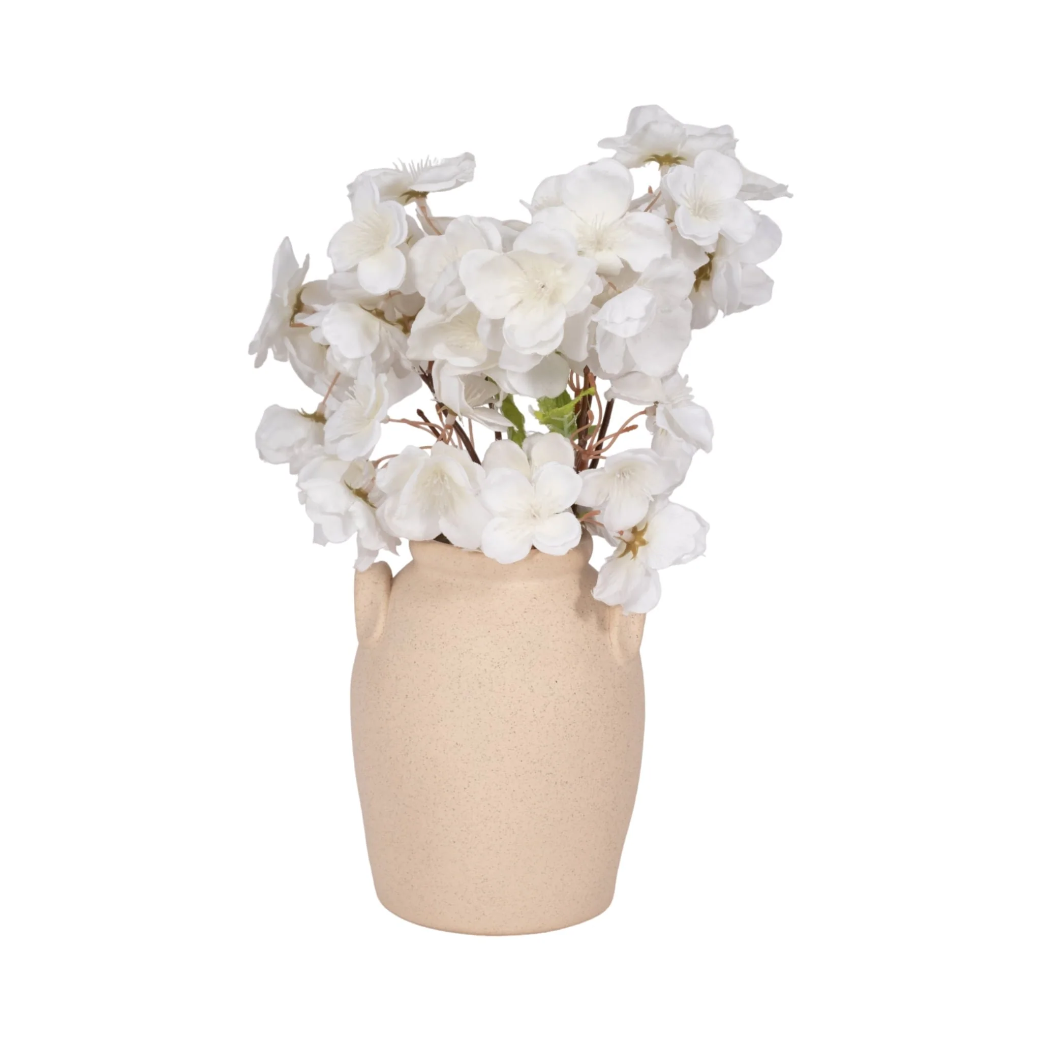 6" Textured Jug With Handles, Sand - Image 2
