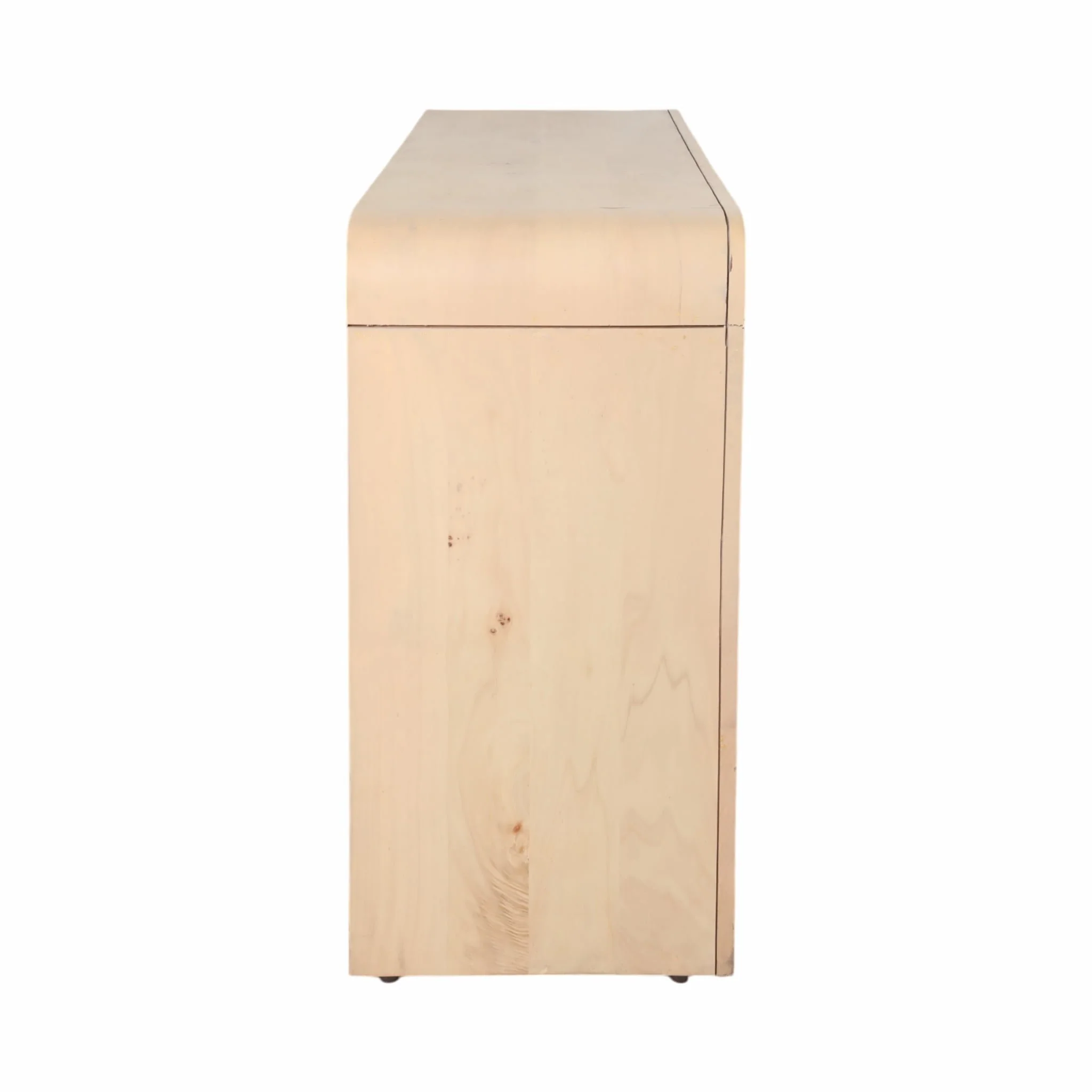 60" Burl Wood Sideboard, Natural - Image 3