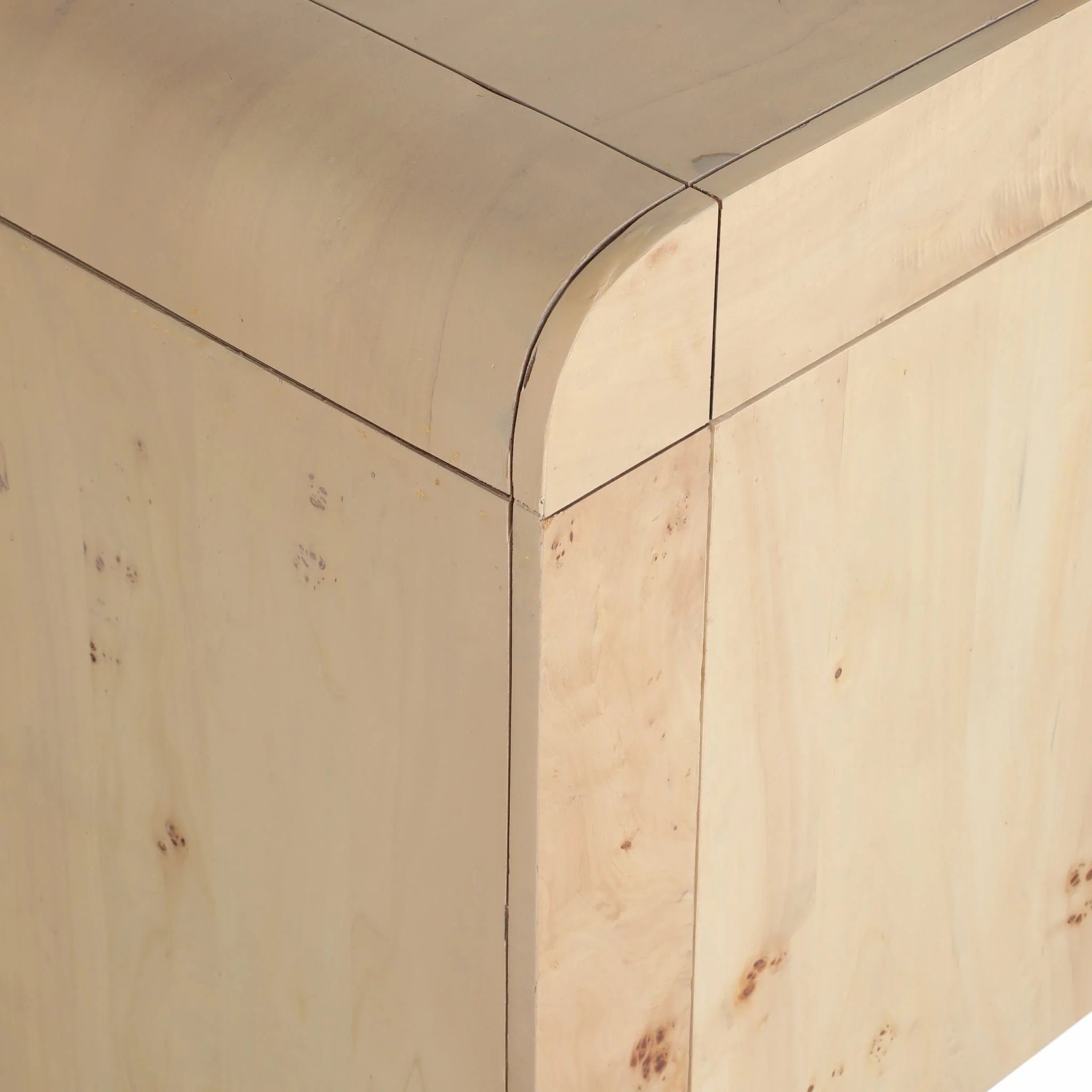 60" Burl Wood Sideboard, Natural - Image 6