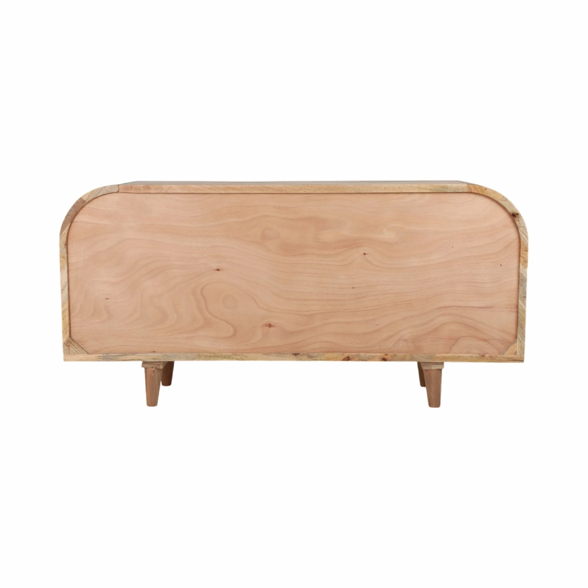 60" Curved Ridges Sideboard, Brown/natural - Image 4
