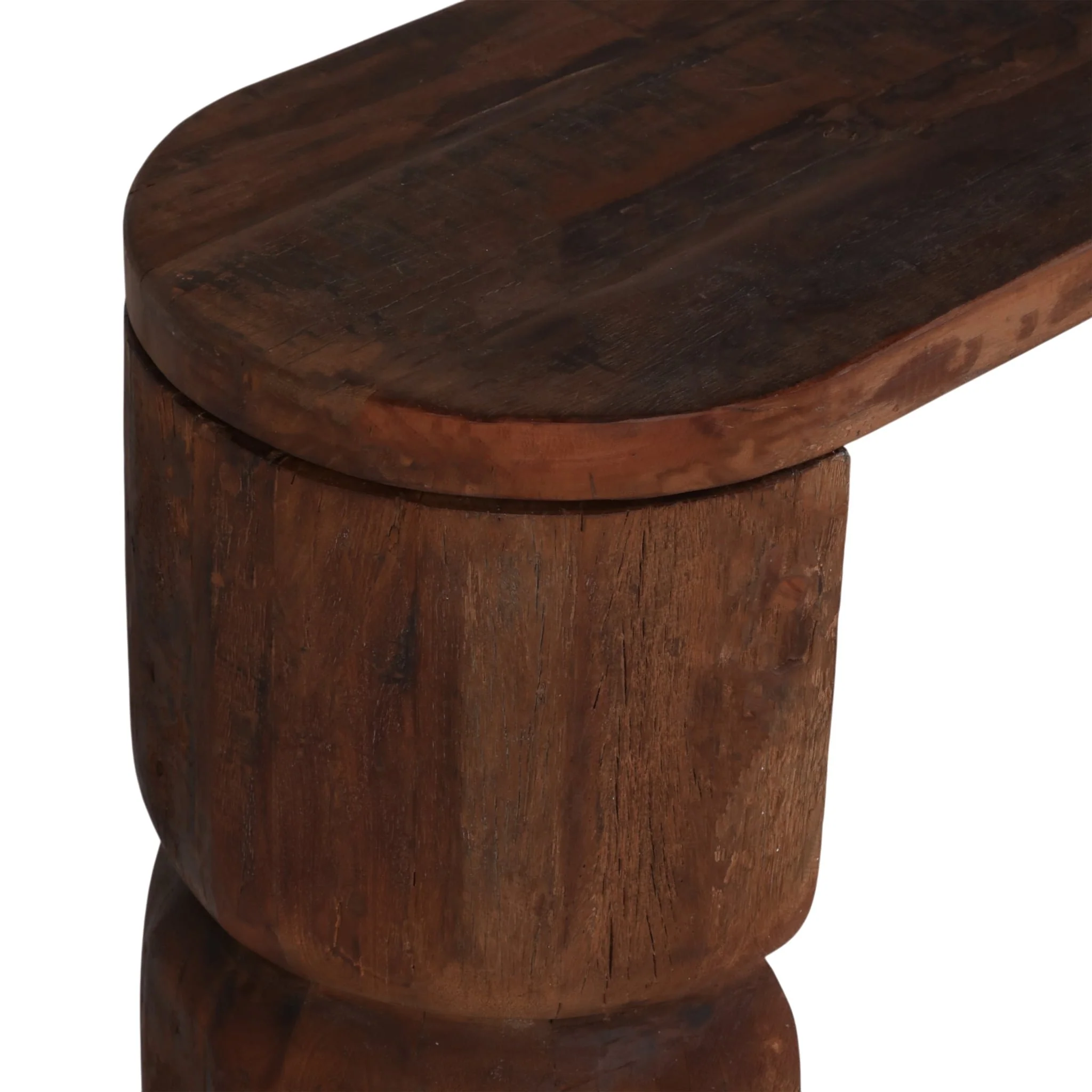 60x30 Reclaimed Wood Console Table, Natural - Image 6