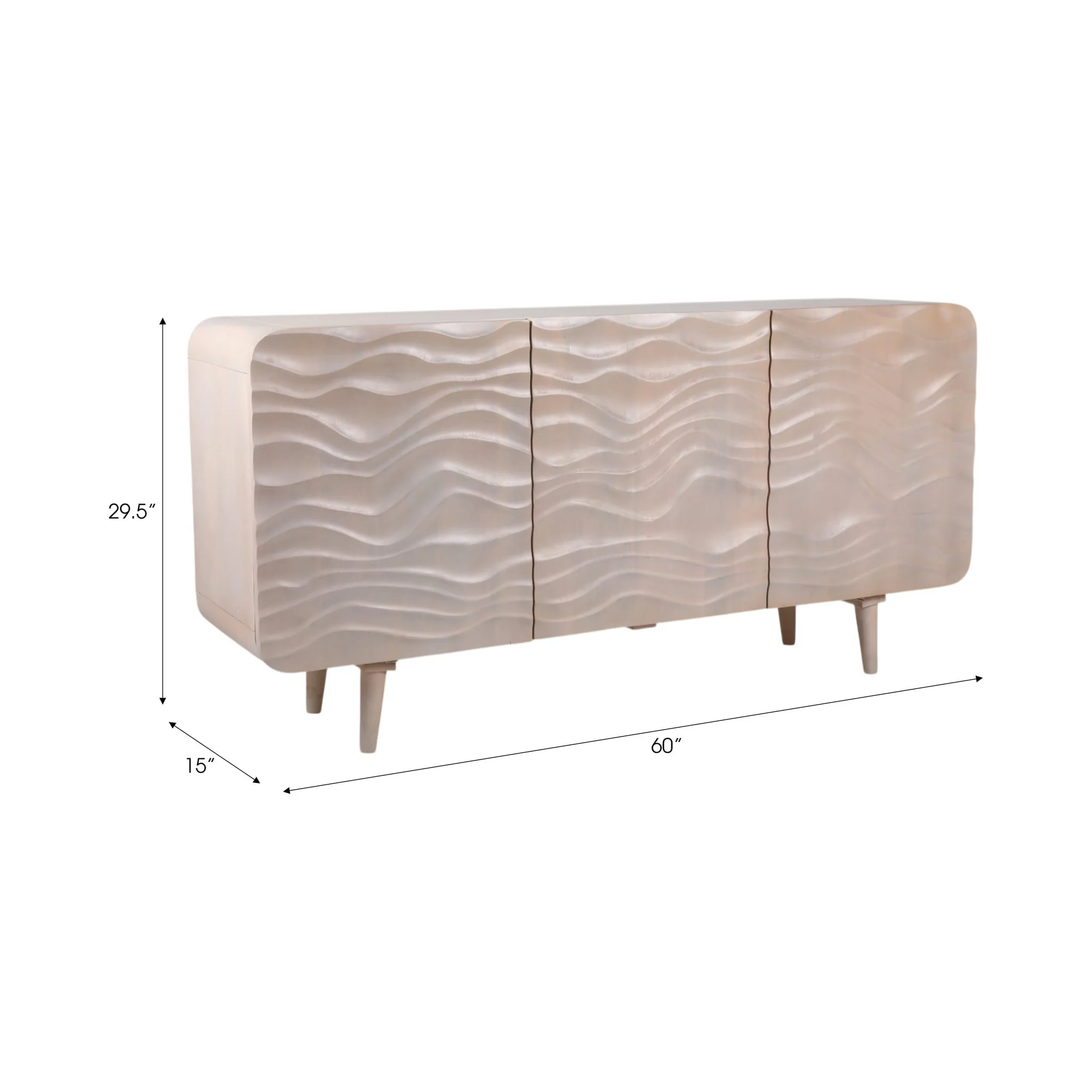 60x30" Shorefront Cabinet, Tan - Image 8
