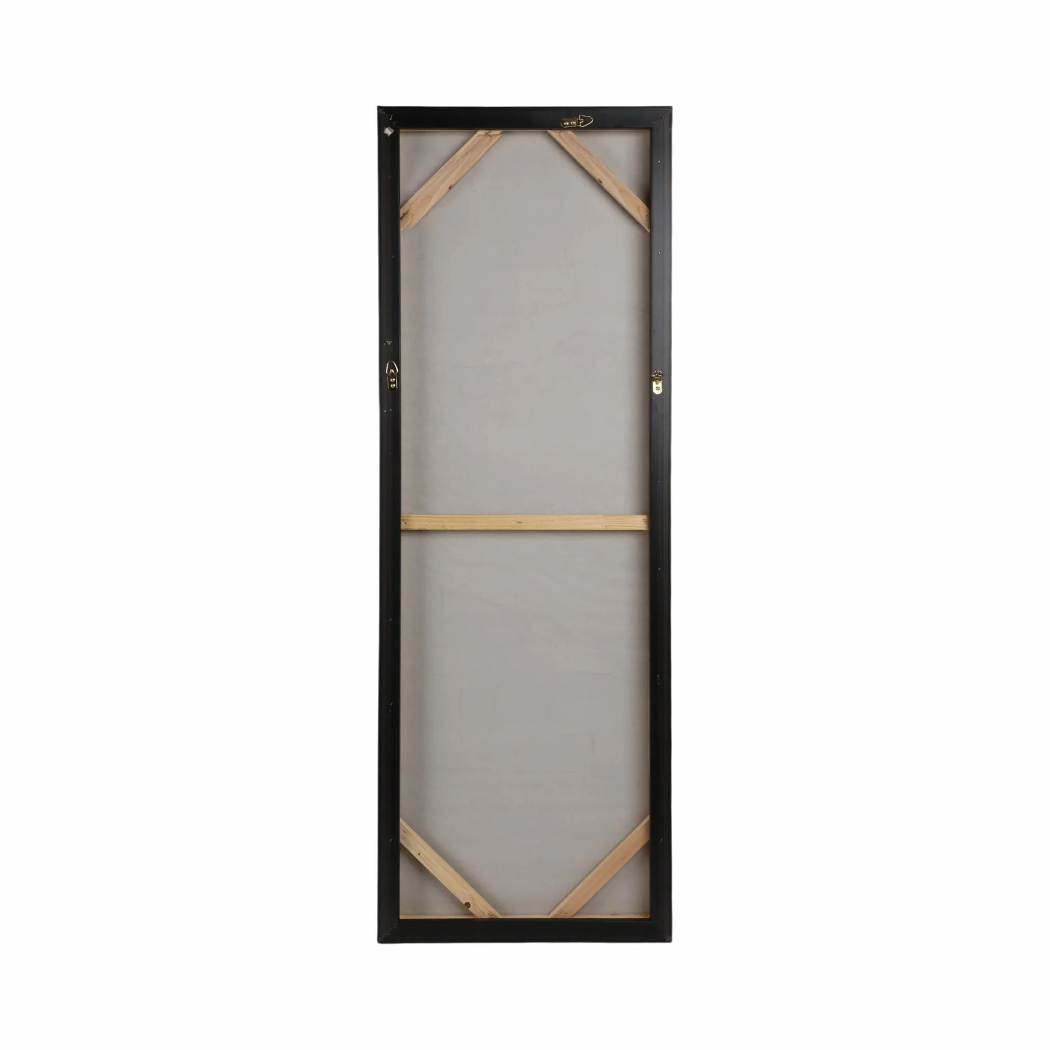 61x21 S/3 Framed Handpainted Abstract - Image 5